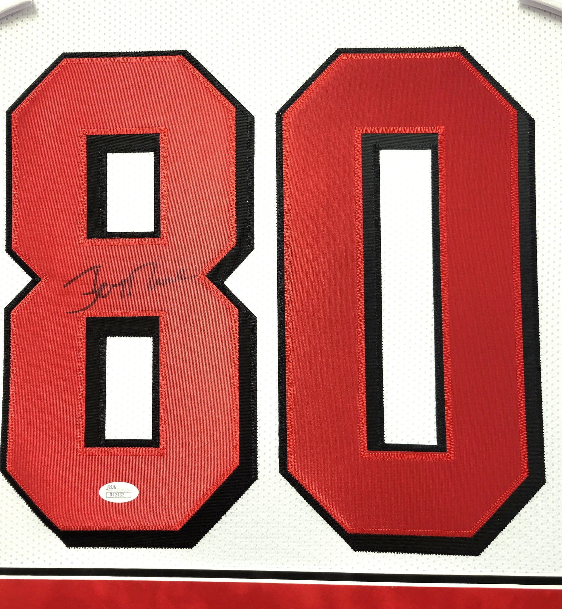 Jerry Rice Authentic Signed Pro Style Framed Jersey Autographed JSA-
