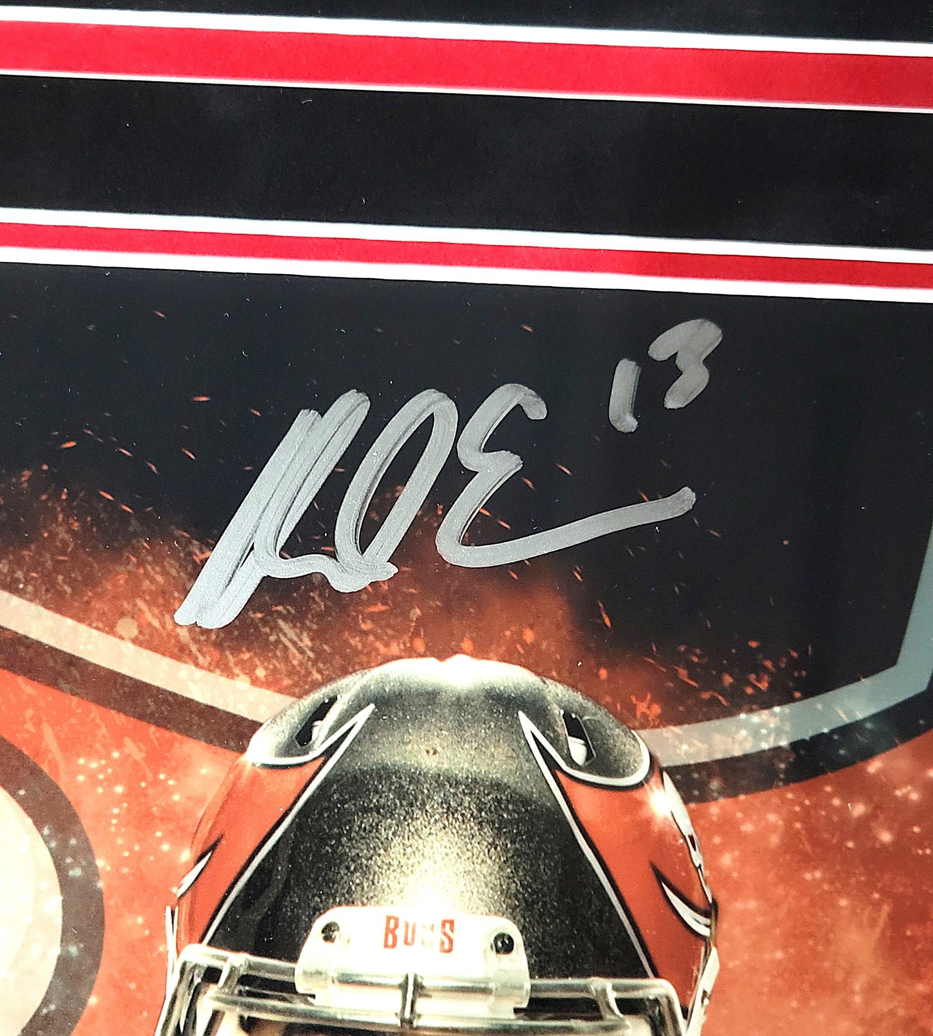 Mike Evans Authentic Signed Framed 11x14 Photo Autographed JSA