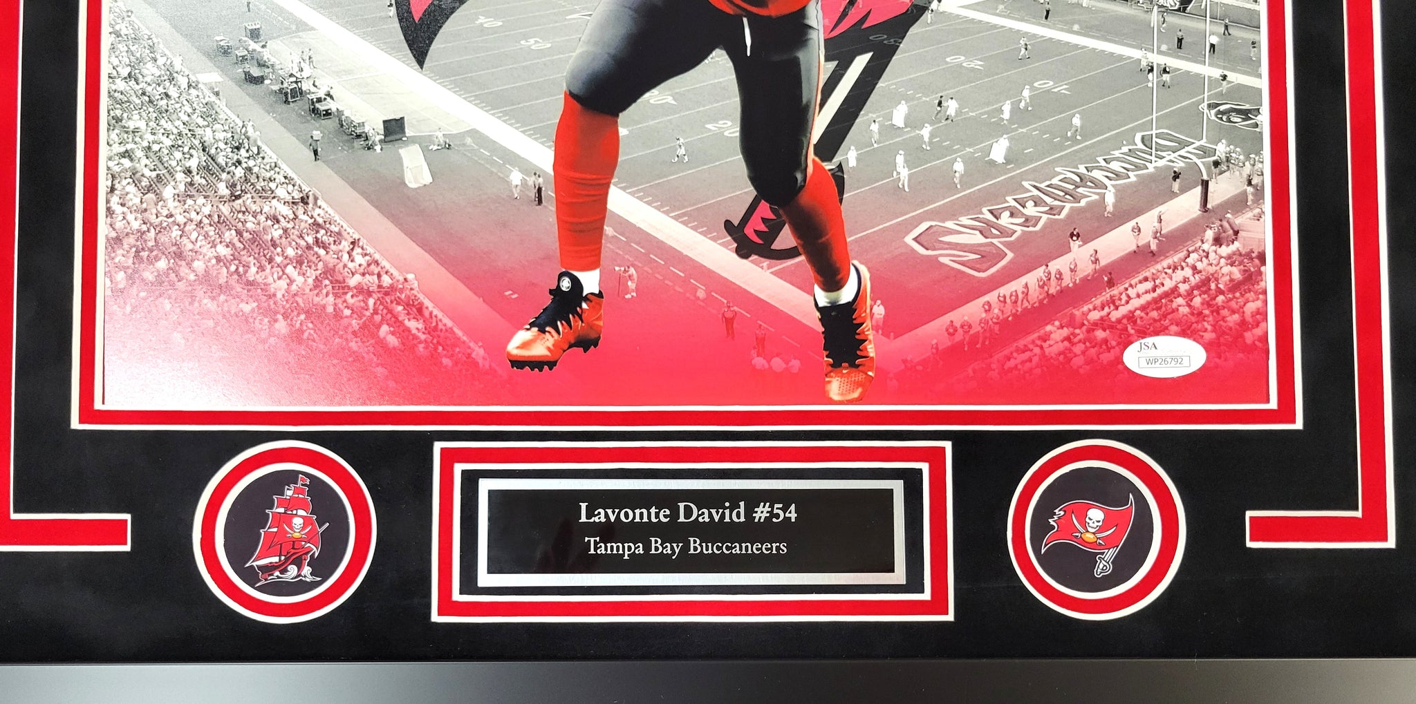 Lavonte David Authentic Signed Framed 11x14 Photo Autographed JSA
