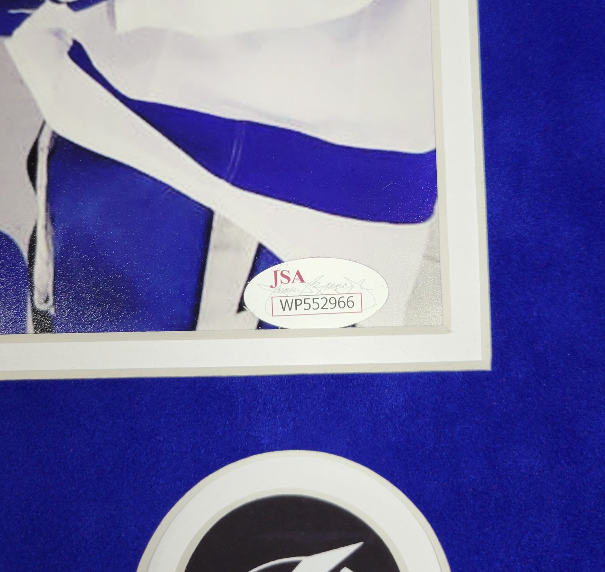Brayden Point, Victor Hedman, and Nikita Kucherov Signed Framed 11x14 Photo Autographed JSA