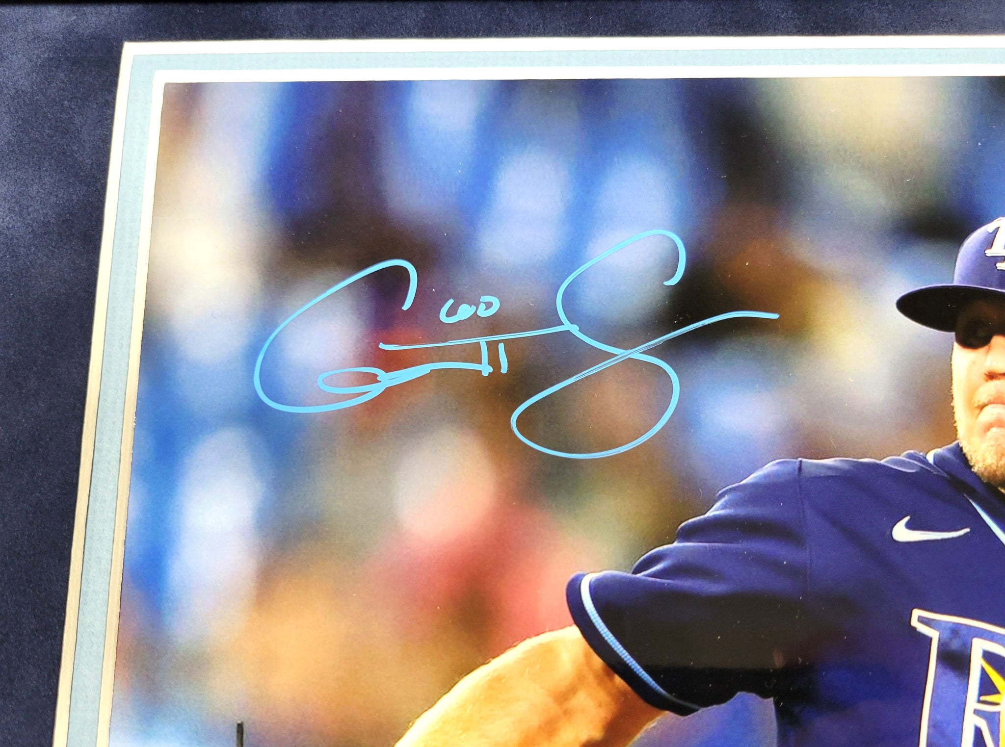 Garrett Cleavinger Authentic Signed Framed 8x10 Photo Autographed JSA
