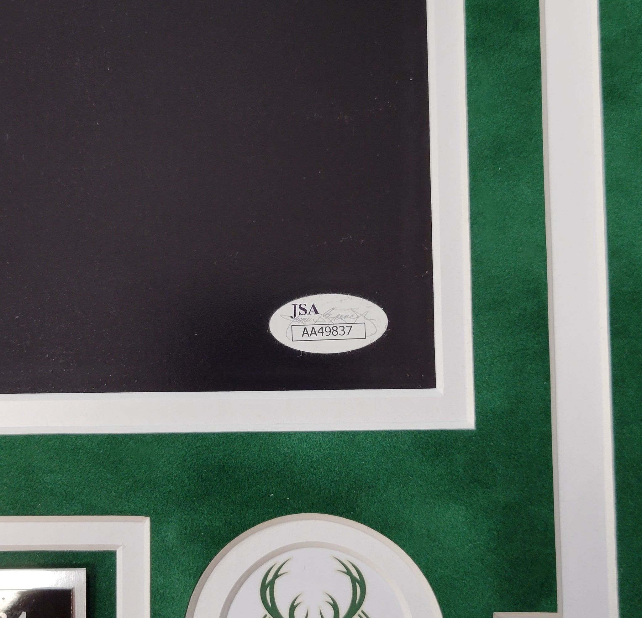 Giannis Antetokounmpo Authentic Signed Framed 11x14 Photo Autographed JSA