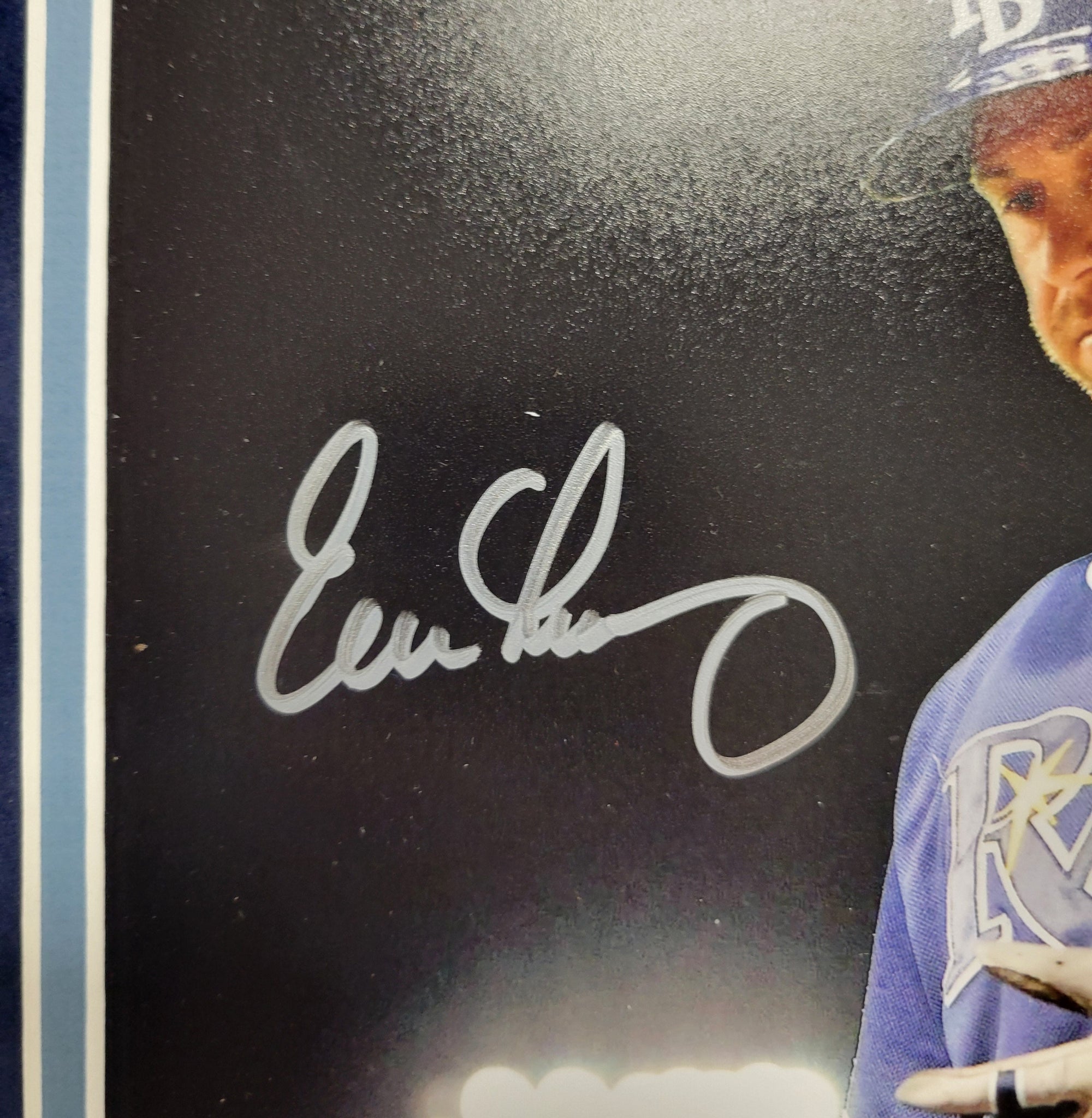 Evan Longoria Authentic Signed Framed 8x10 Photo Autographed JSA