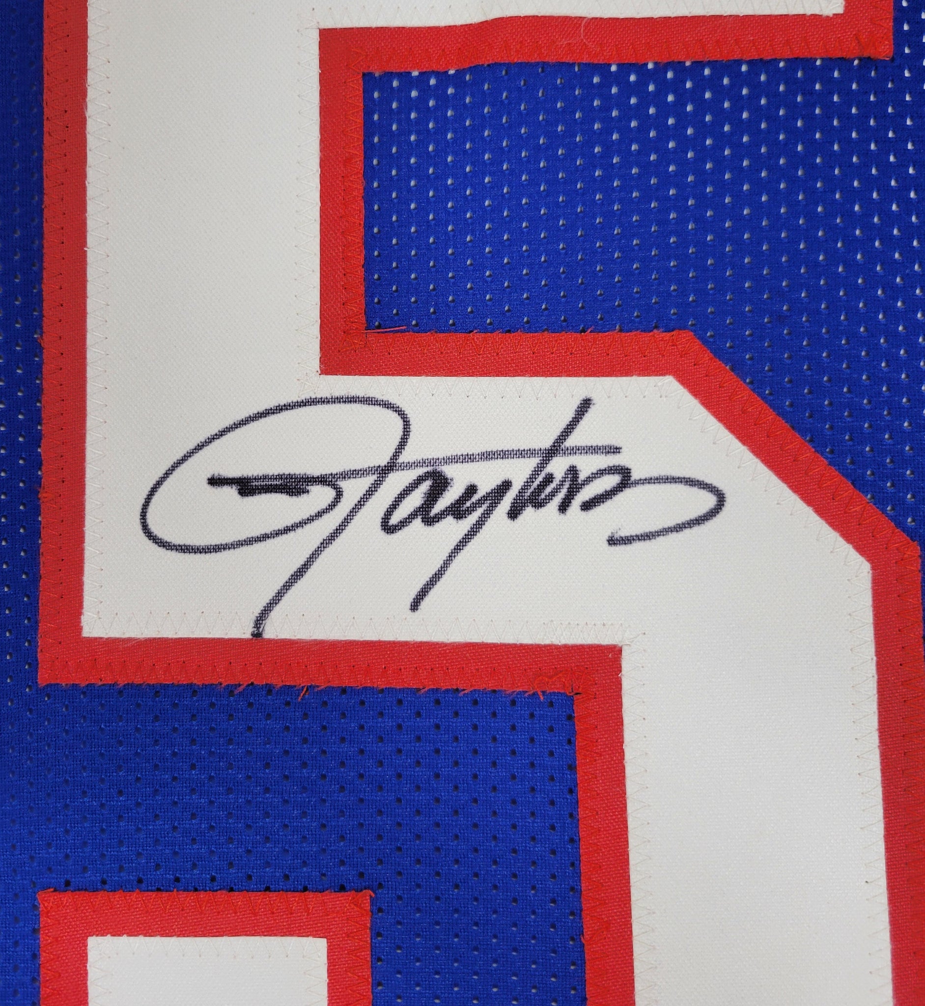 Lawrence Taylor Pro Style Framed Jersey Autographed Beckett