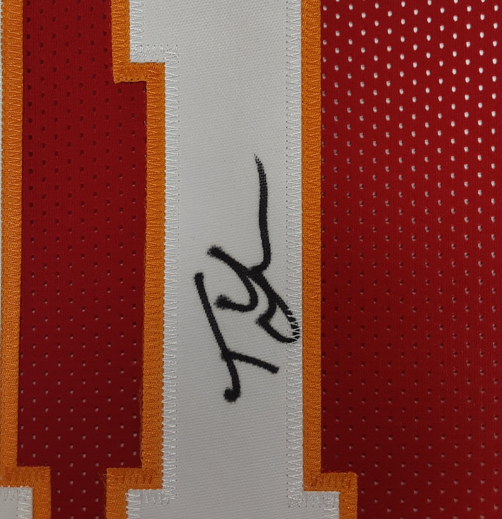 Trae Young Authentic Signed Pro Style Framed Jersey Autographed JSA