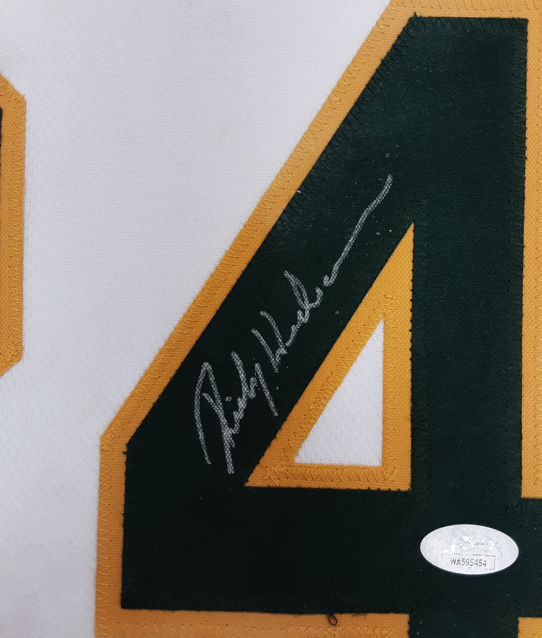 Rickey Henderson Authentic Signed Pro Style Framed Jersey Autographed JSA