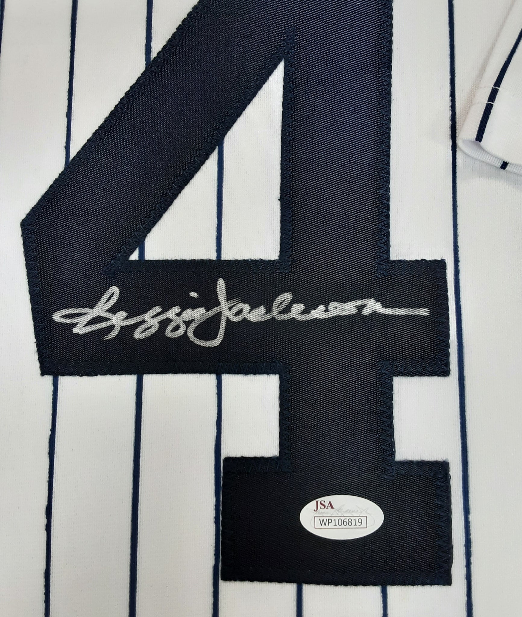 Reggie Jackson Authentic Signed Pro Style Framed Jersey Autographed JSA