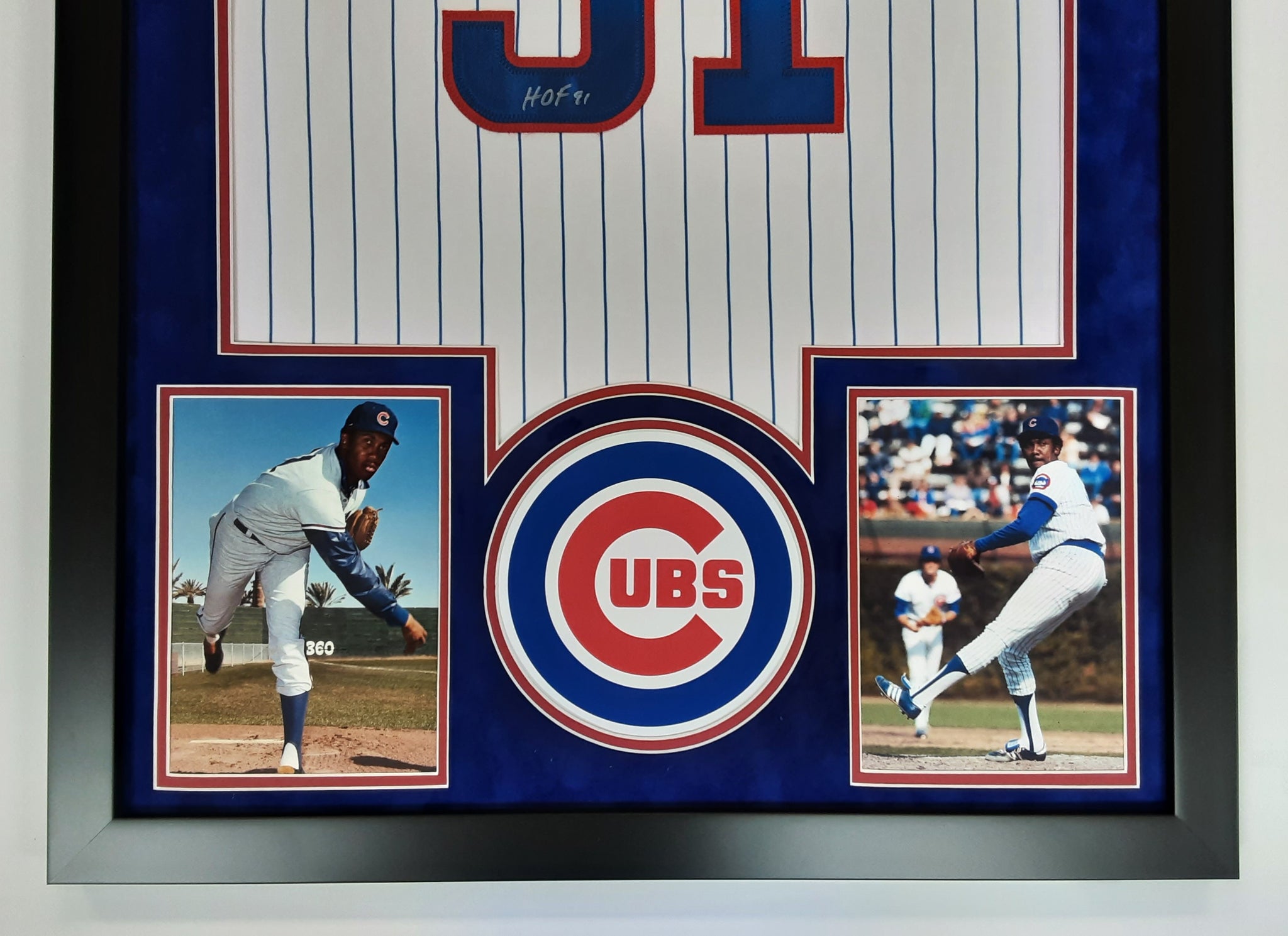 Fergie Jenkins Authentic Signed Pro Style Framed Jersey Autographed JSA