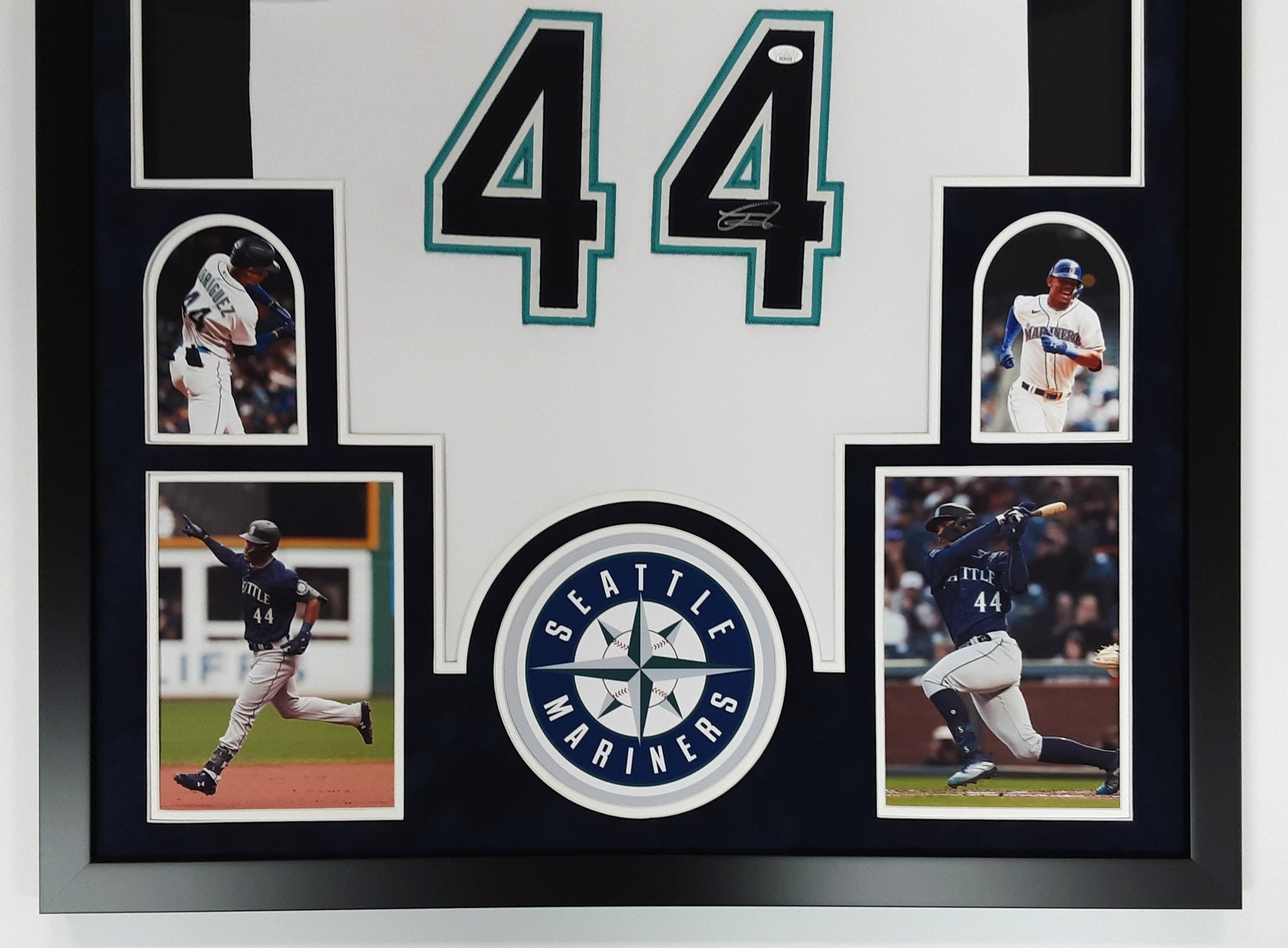 Julio Rodriguez Authentic Signed Pro Style Framed Jersey Autographed JSA