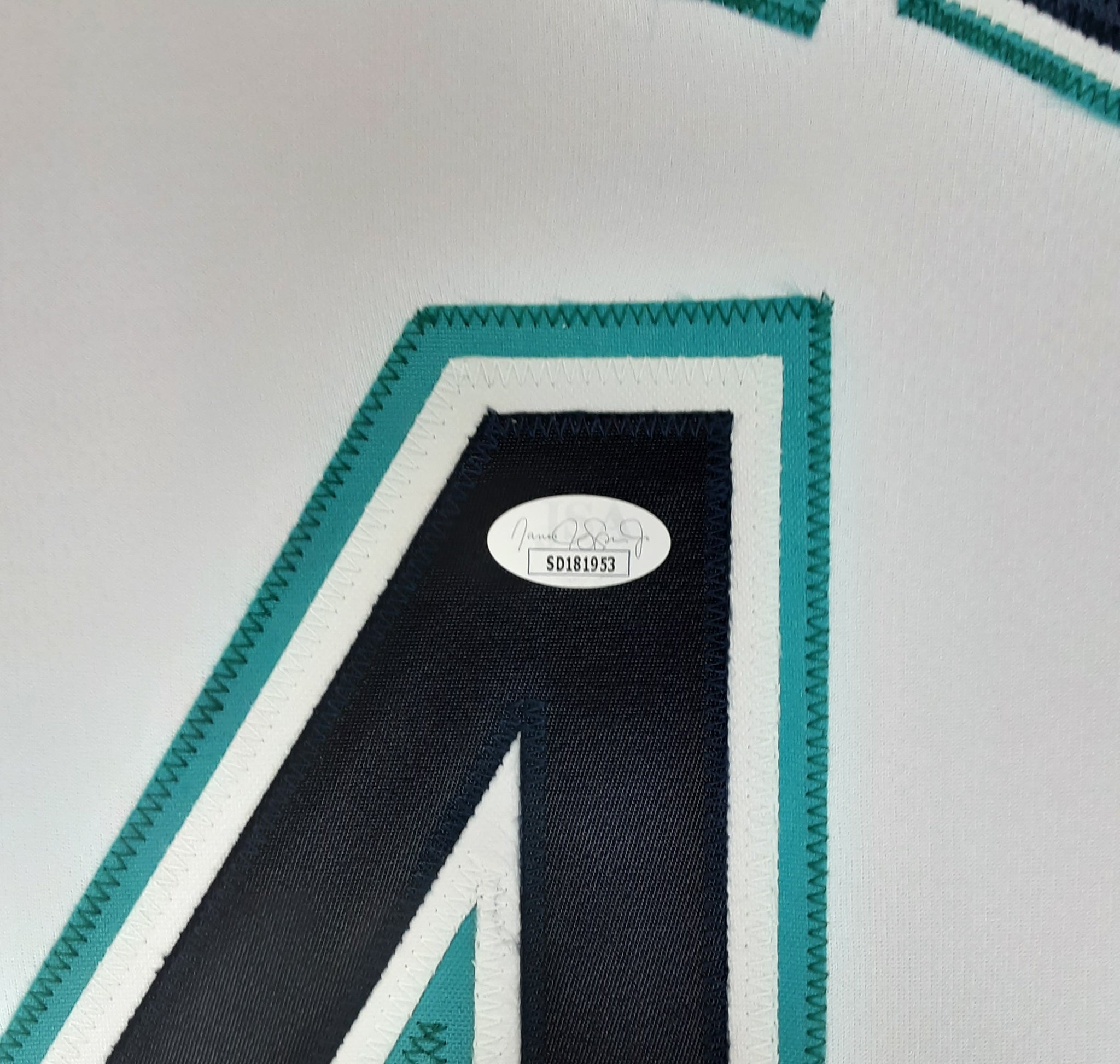 Julio Rodriguez Authentic Signed Pro Style Framed Jersey Autographed JSA