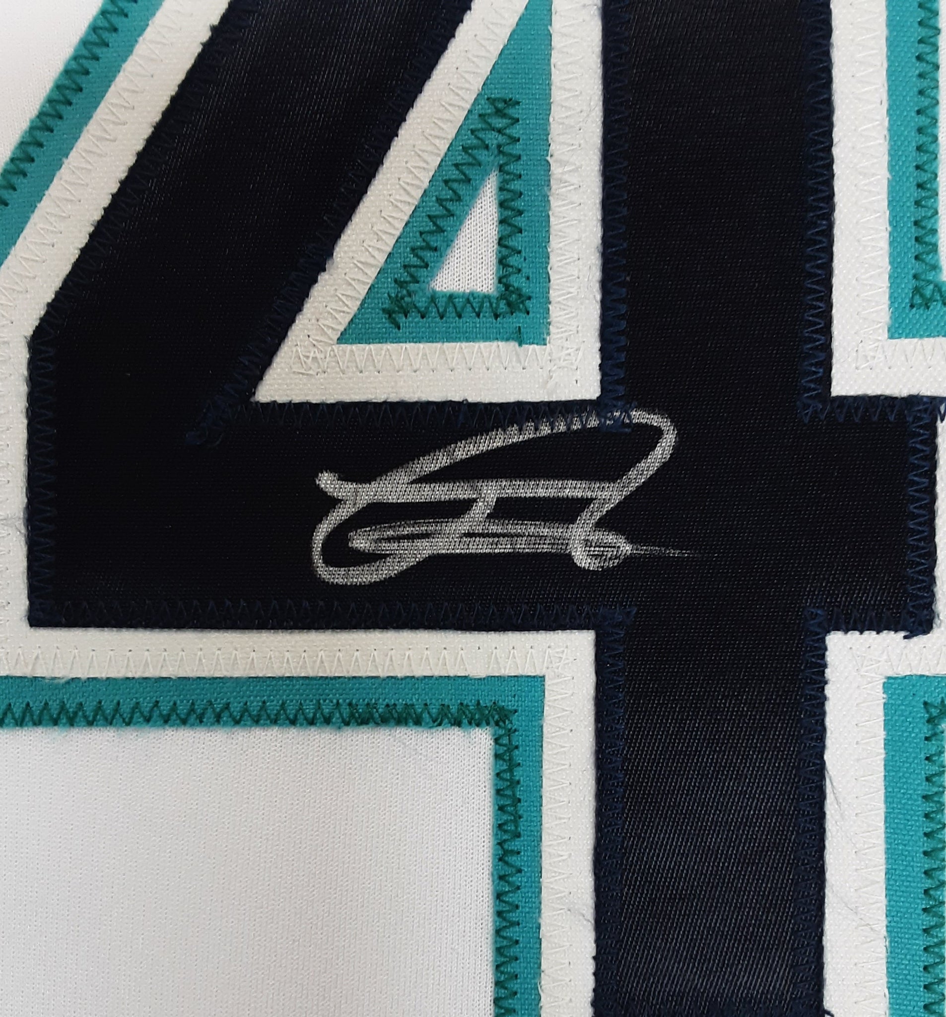 Julio Rodriguez Authentic Signed Pro Style Framed Jersey Autographed JSA