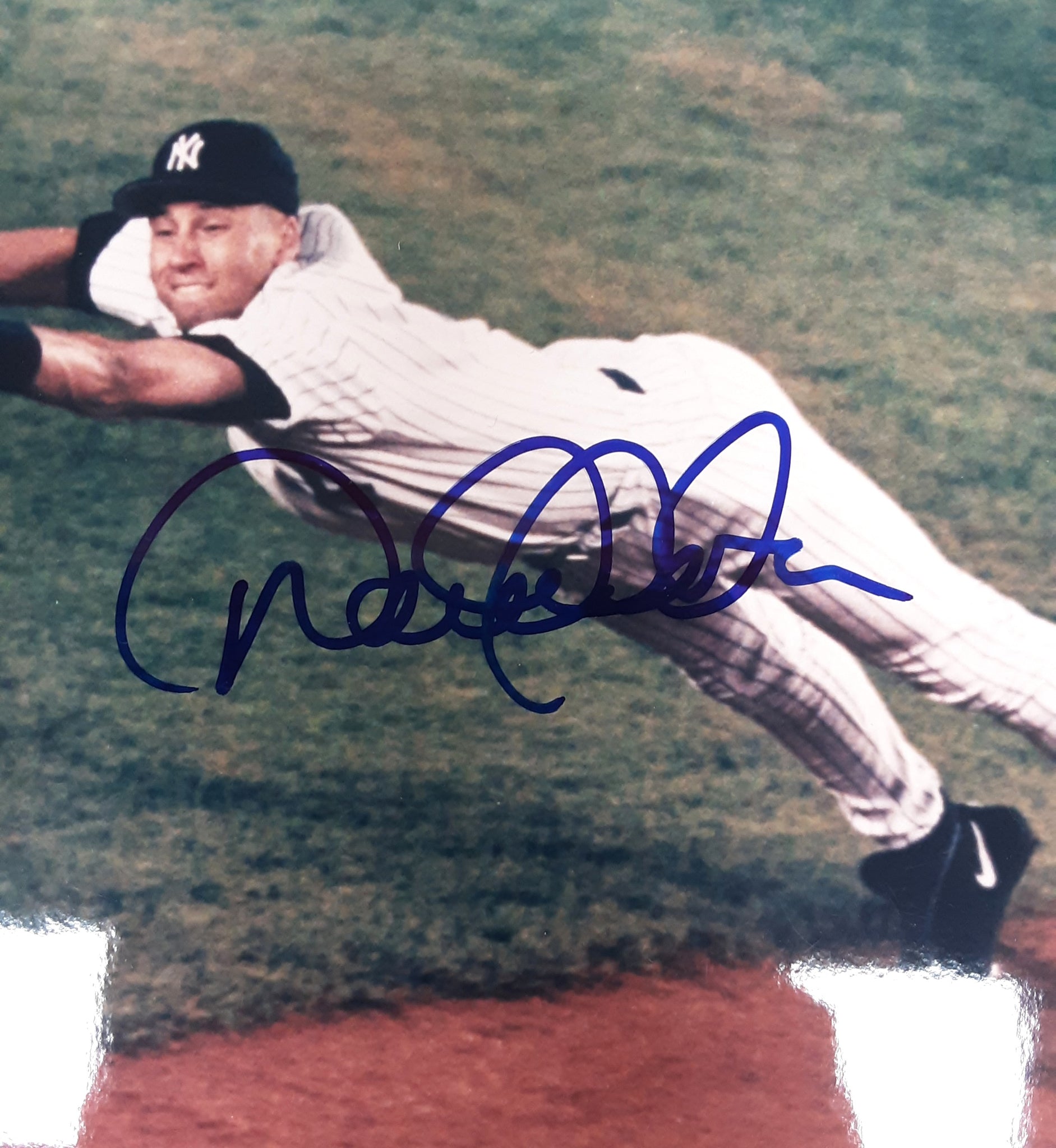 Derek Jeter Authentic Signed Framed 8x10 Photo Autographed JSA LOA