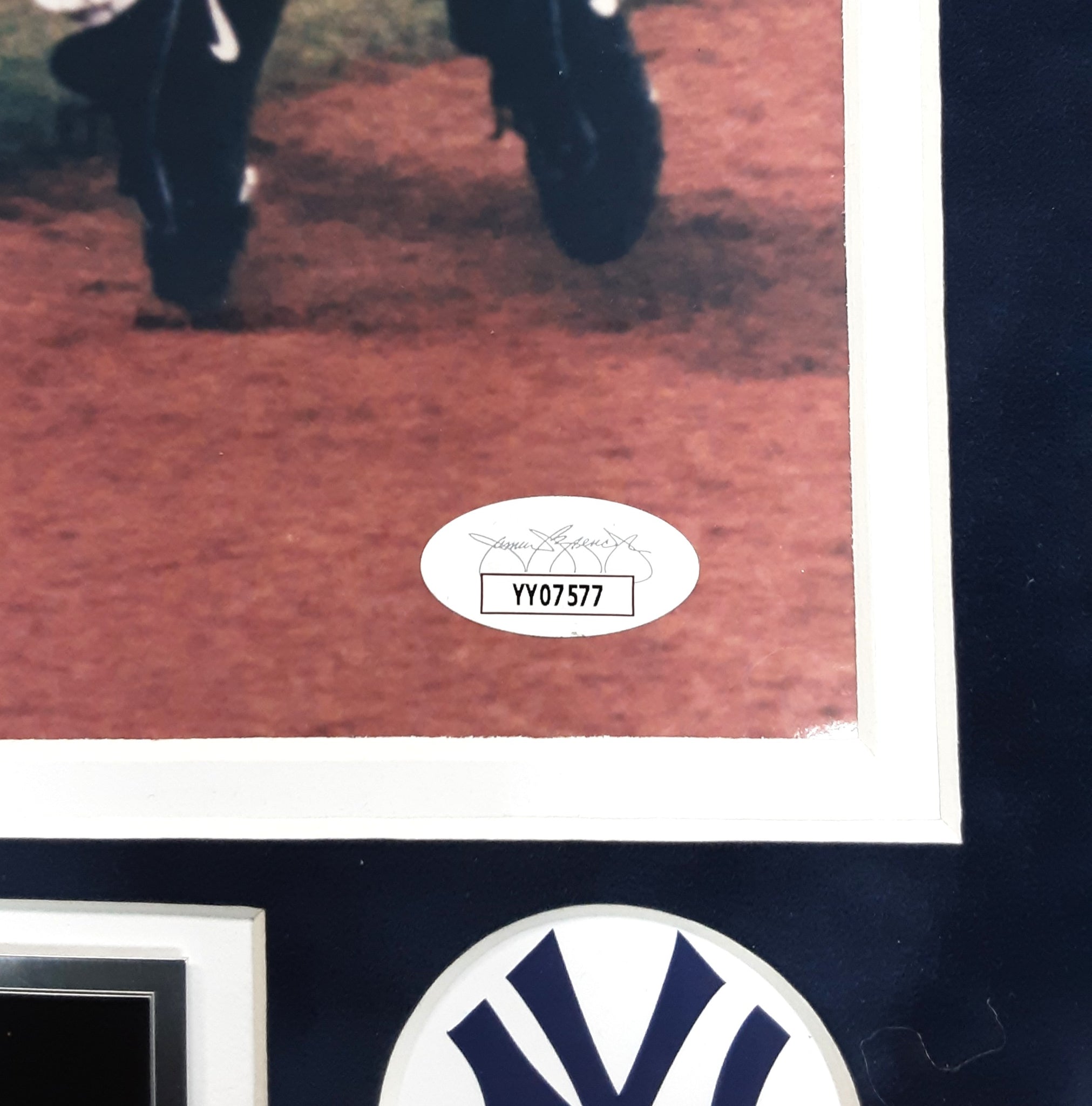 Derek Jeter Authentic Signed Framed 8x10 Photo Autographed JSA LOA