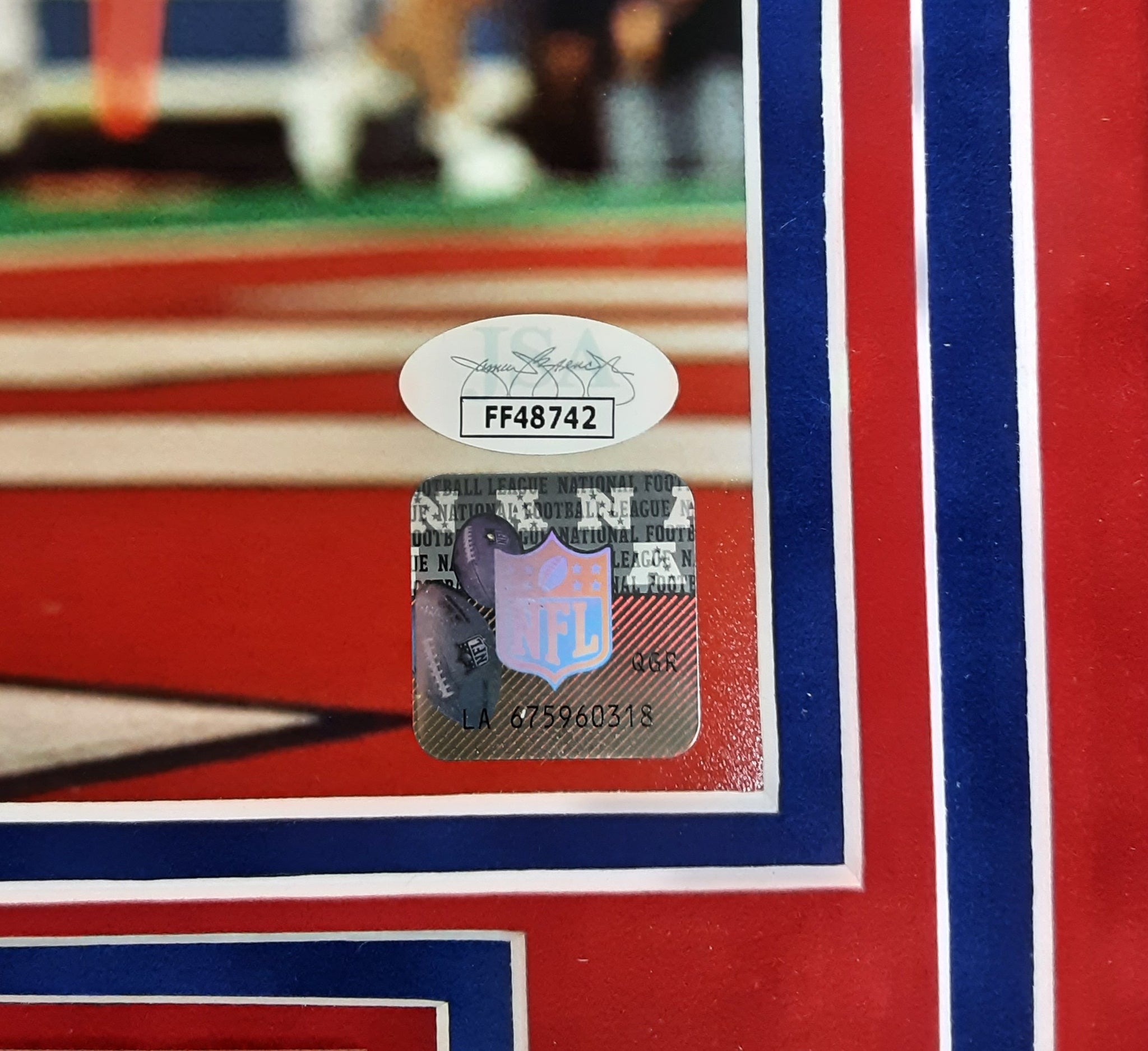 Andre Reed Authentic Signed Framed 8x10 Photo Autographed JSA