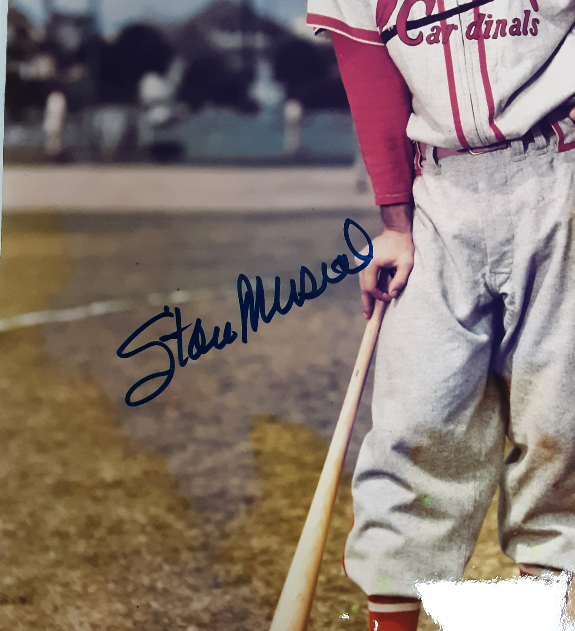 Stan Musial Authentic Signed Framed 8x10 Photo Autographed JSA