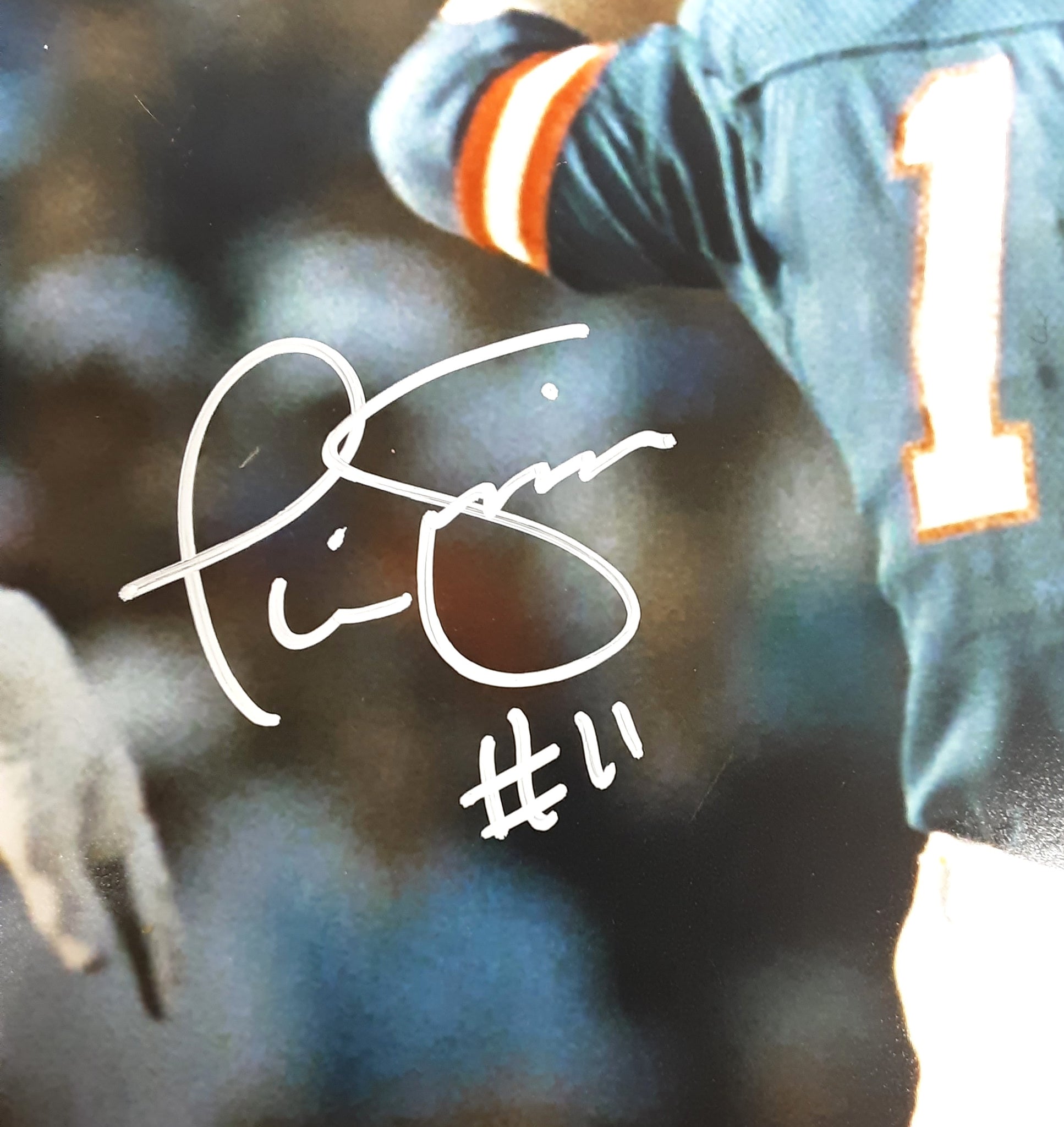 Phil Simms Authentic Signed Framed 16x20 Photo Autographed JSA