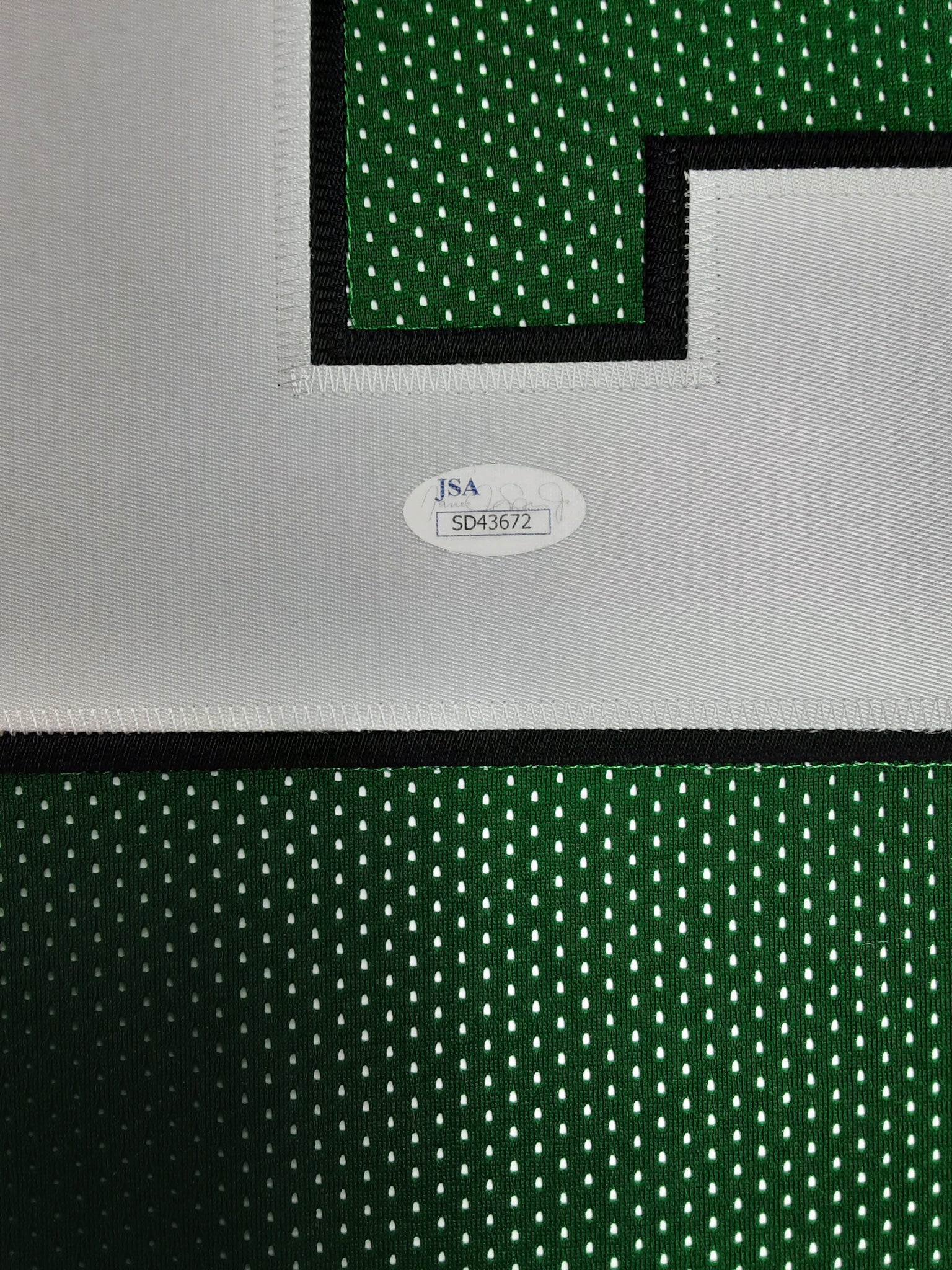 Saquon Barkley Authentic Signed Pro Style Framed Jersey Autographed JSA R1