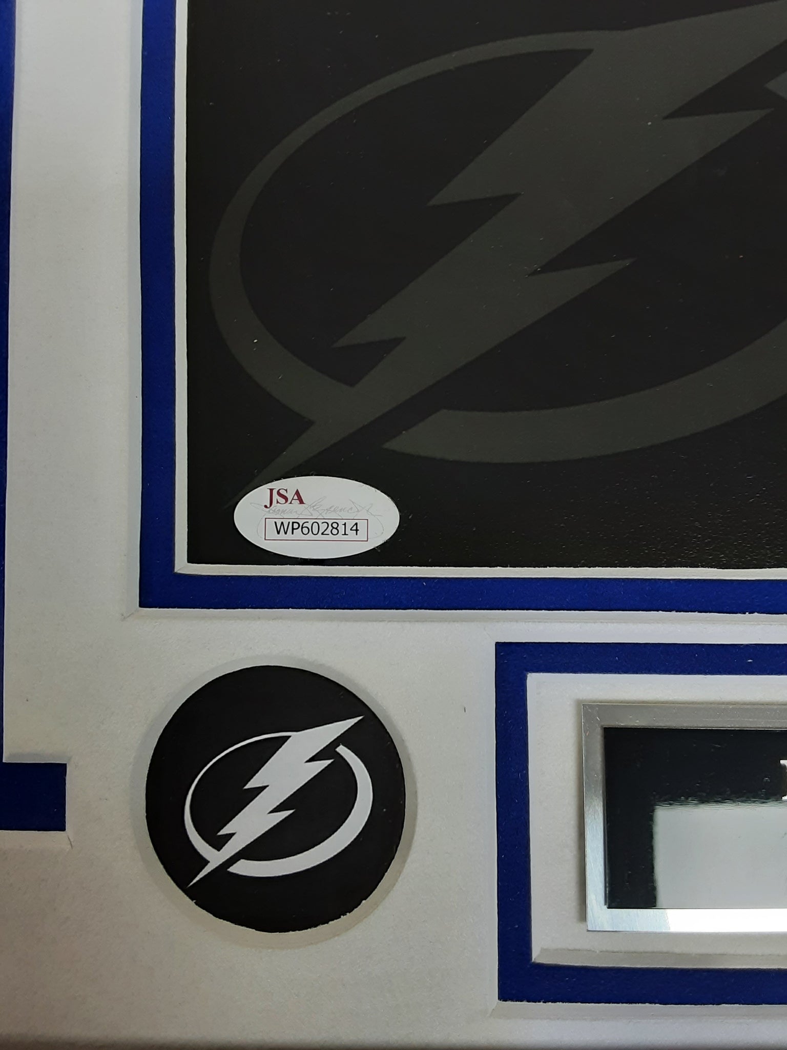 Nikita Kucherov Authentic Signed Framed 8x10 Photo Autographed JSA