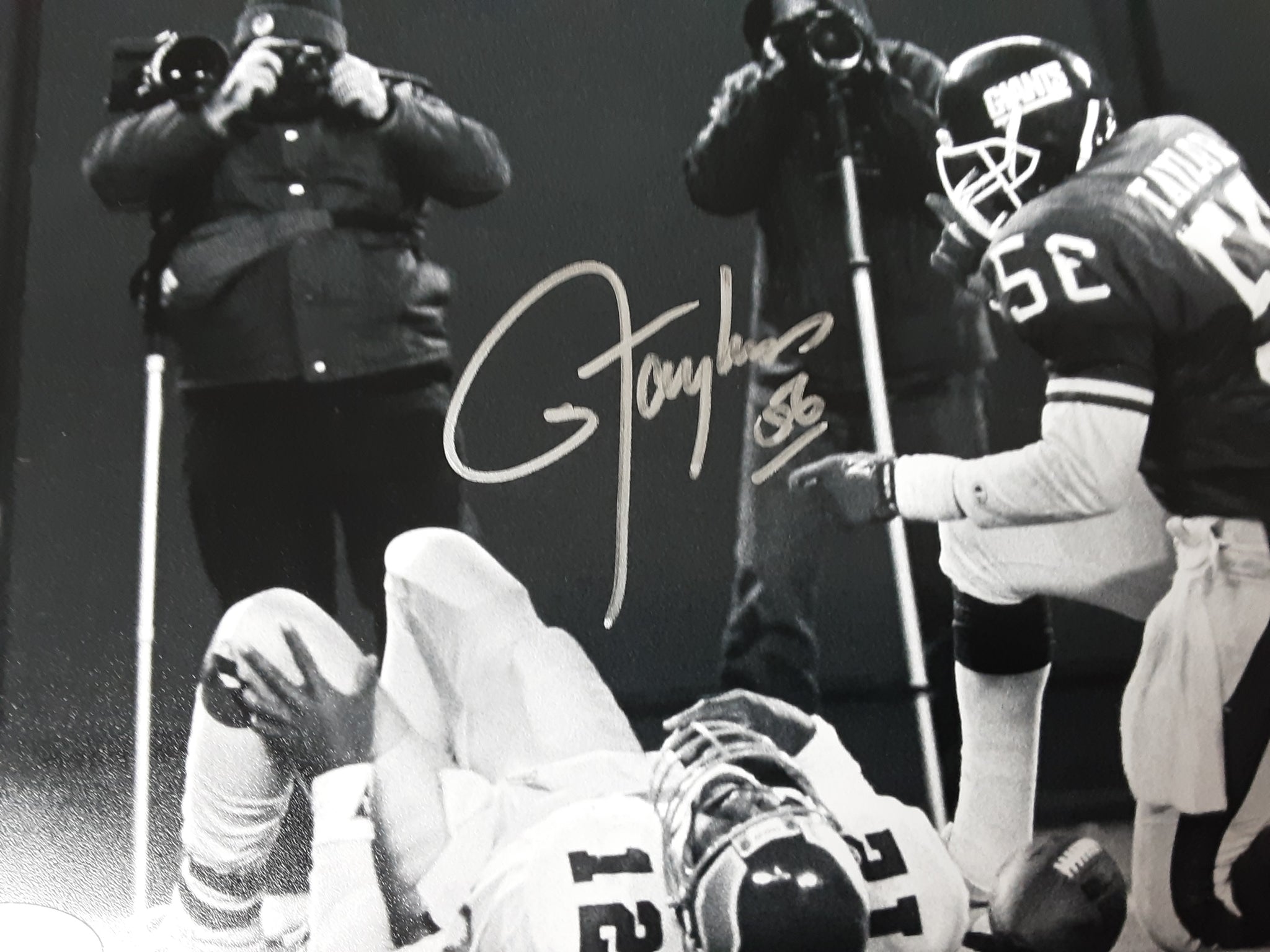 Lawrence Taylor Authentic Signed Framed 8x10 Photo Autographed JSA
