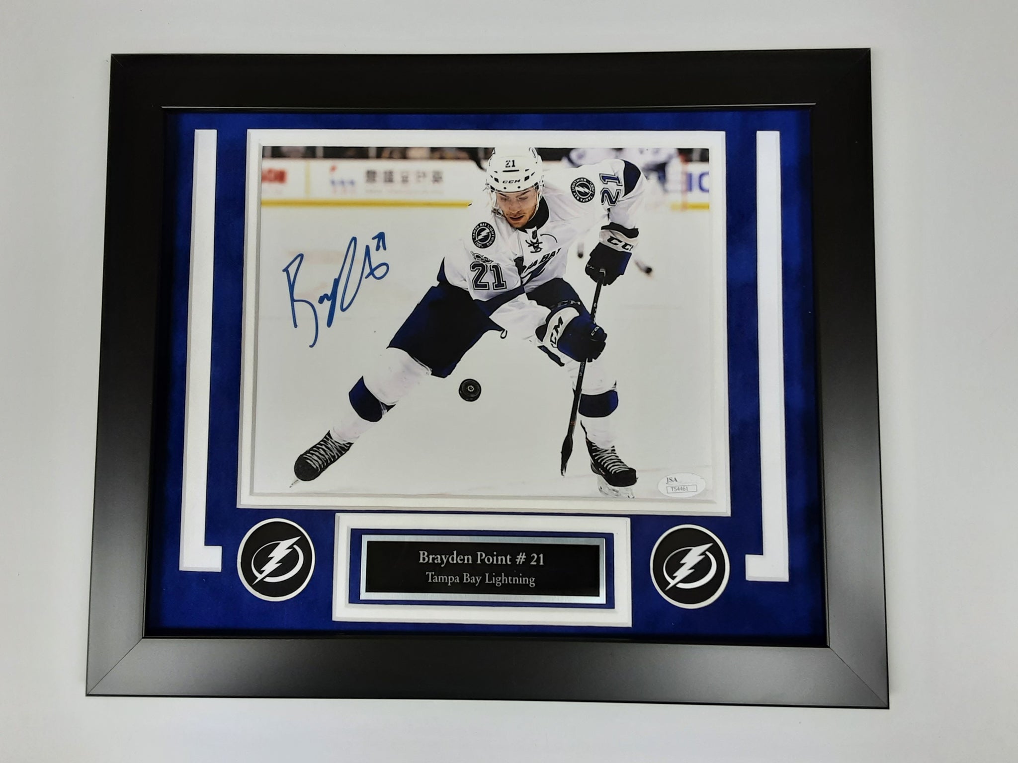 Brayden Point Authentic Signed Framed 8x10 Photo Autographed JSA-