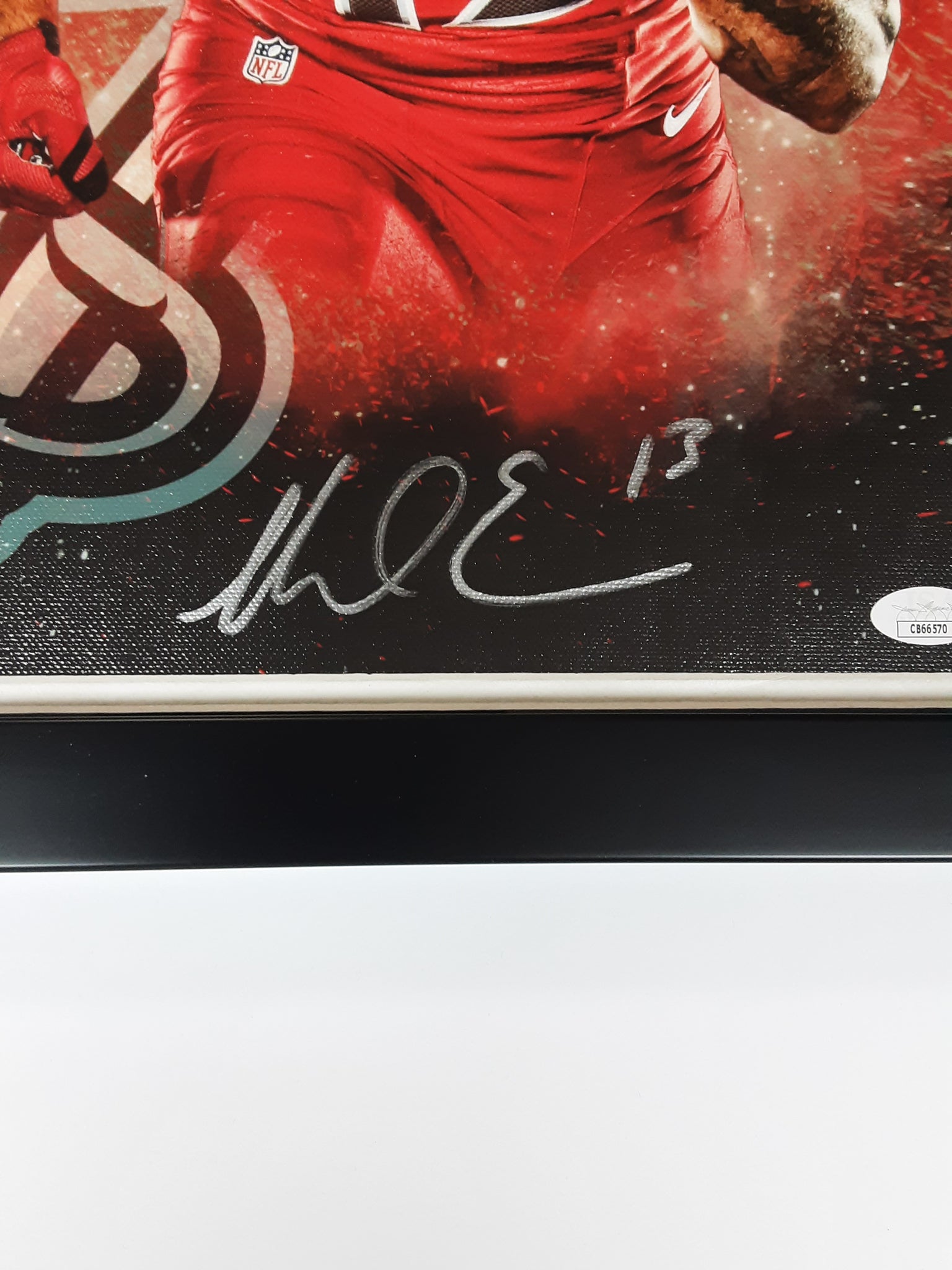 Mike Evans Authentic Signed Framed 12x18 Photo Autographed JSA