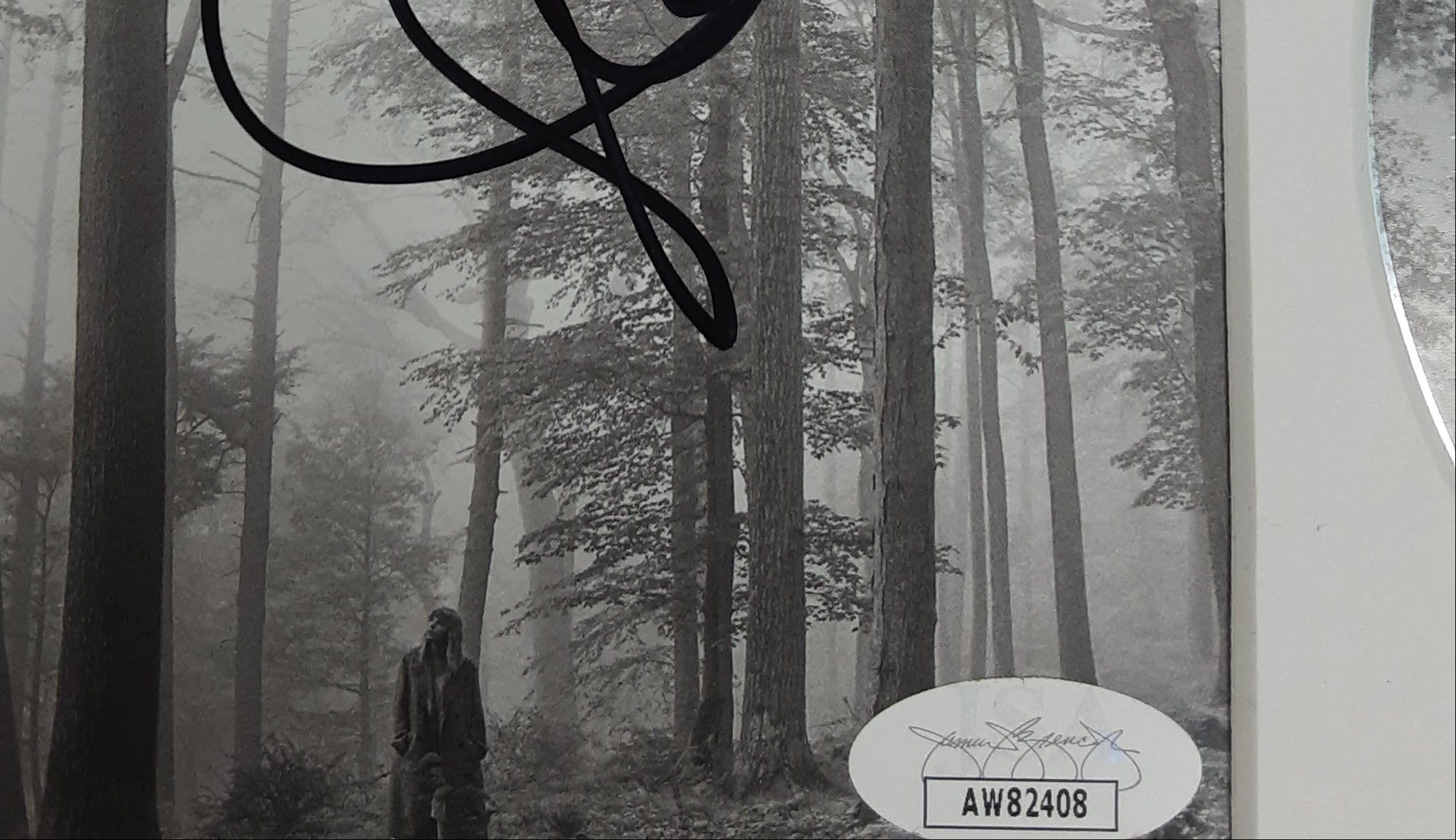 Taylor Swift Authentic Signed Framed Folklore CD Booklet with CD Autographed JSA-