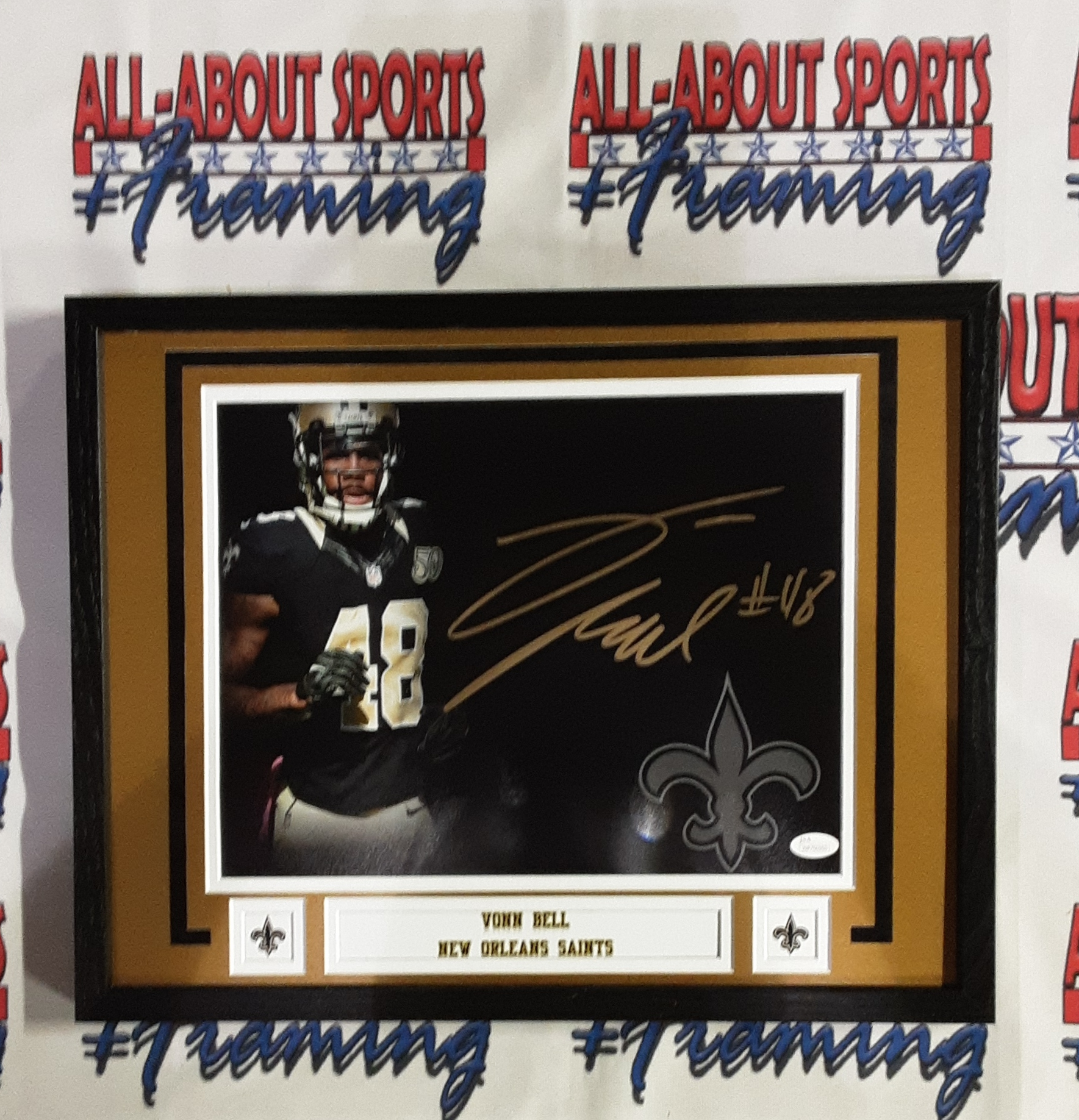 Vonn Bell Authentic Signed Framed 11x14 Photo Autographed JSA