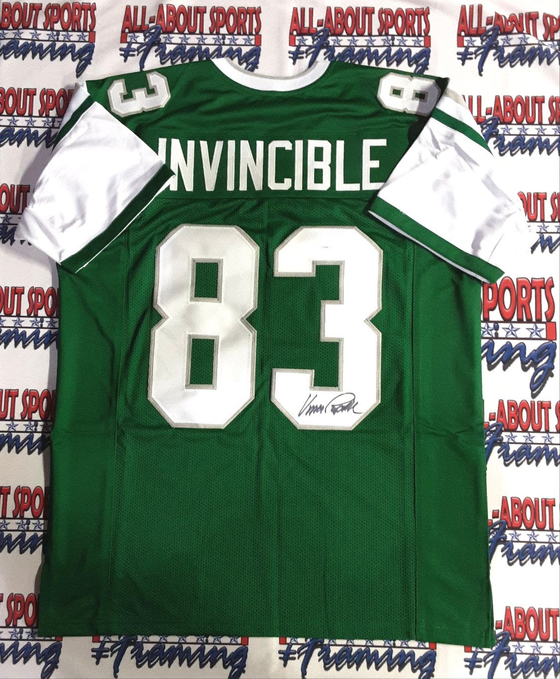 Vince Papale (Invincible) Authentic Signed Pro Style Jersey Autographed JSA