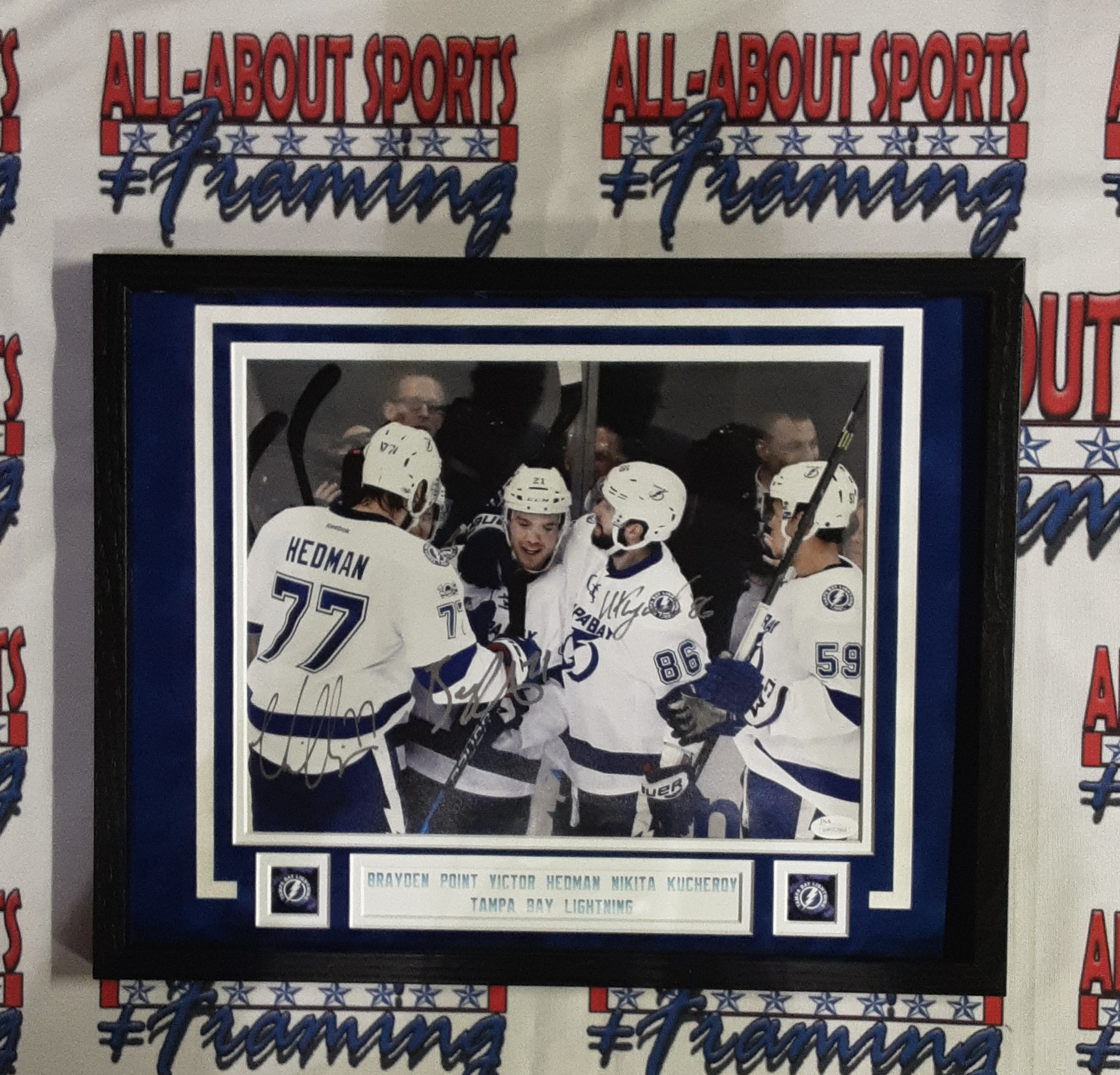 Brayden Point Authentic Signed Framed 8x10 Photo Autographed JSA