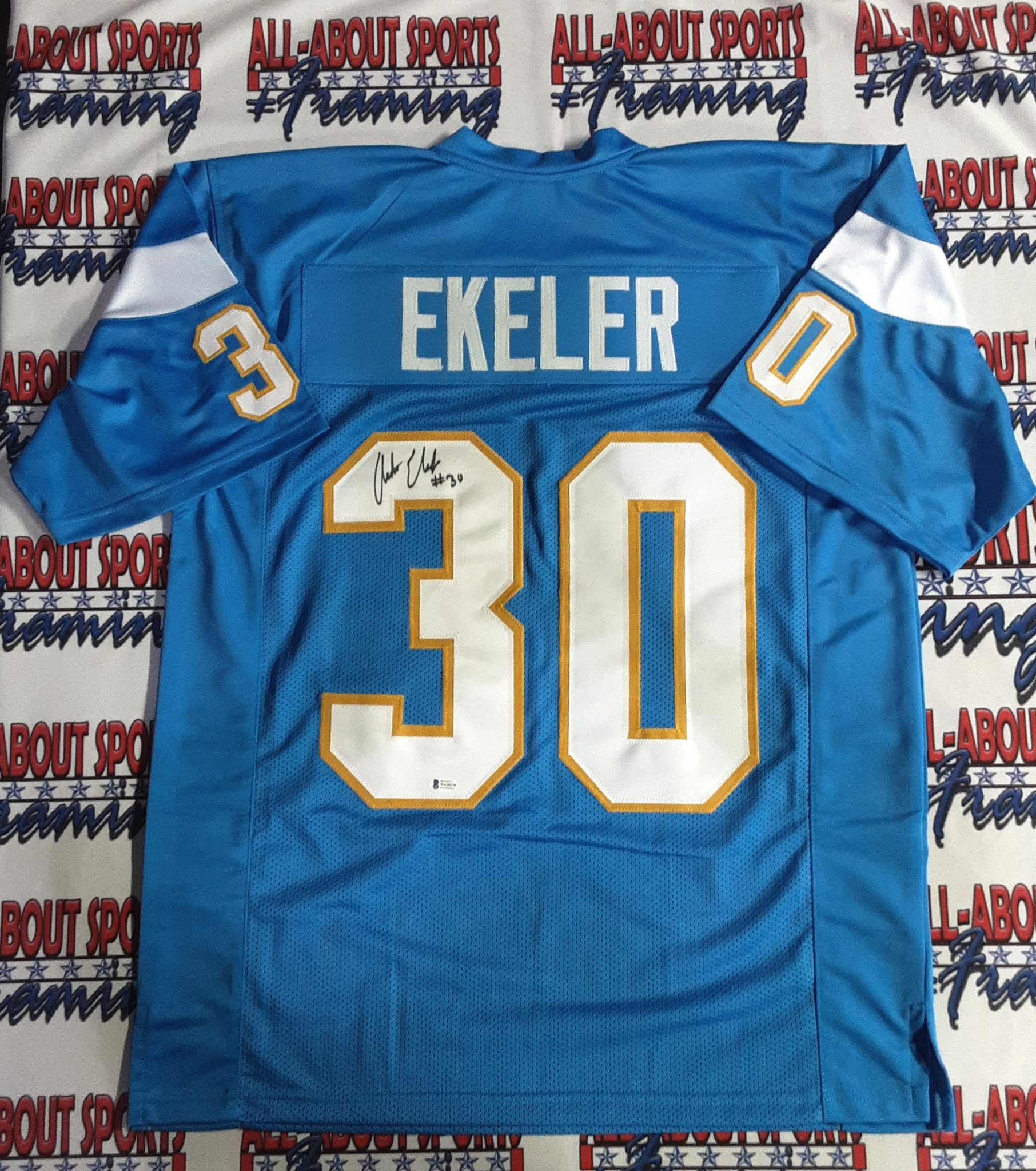 Austin Ekeler Authentic Signed Pro Style Jersey Autographed Beckett-
