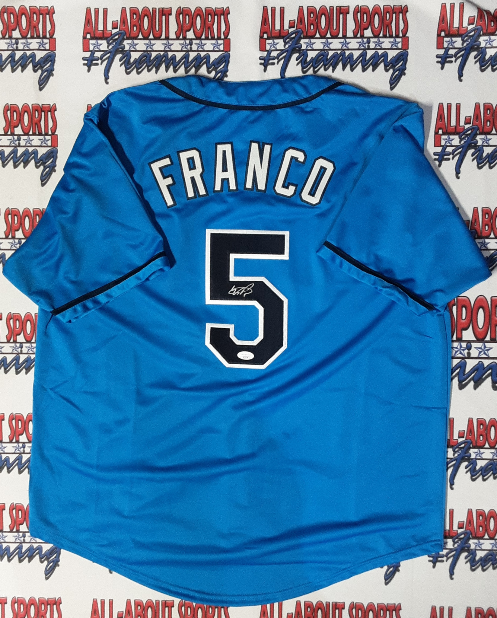 Wander Franco Autographed Signed Authentic White Pro Style Jersey Beck –  Blogs Hobby Shop