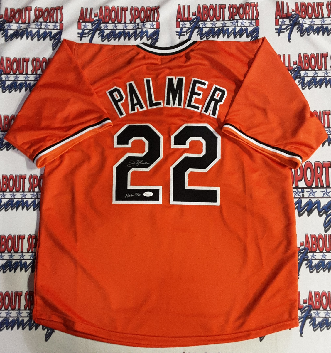Jim palmer signed 2024 jersey
