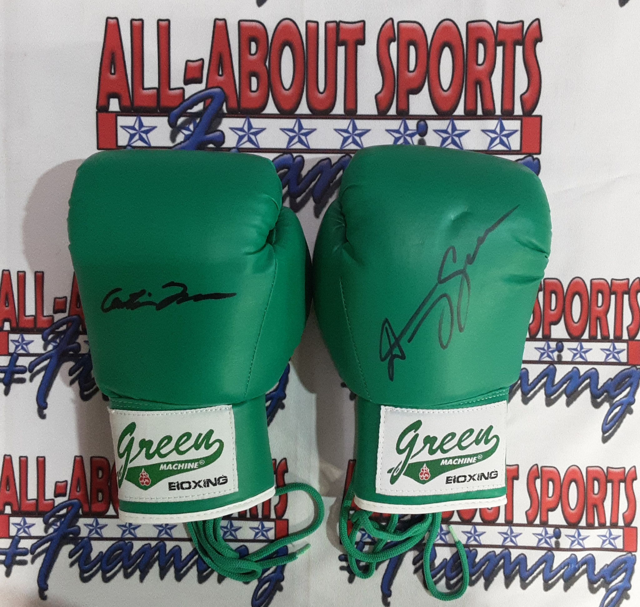 Danny Green and Antonio Tarver Authentic Signed Boxing Gloves Autographed JSA