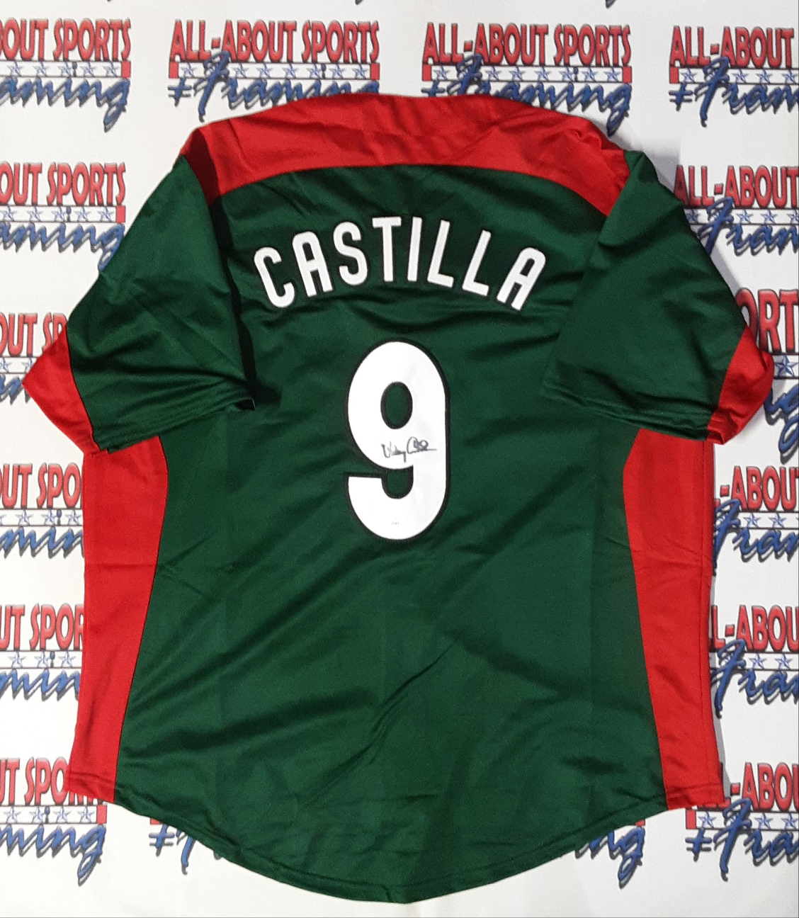 Vinny Castilla Authentic Signed Pro Style Jersey Autographed JSA