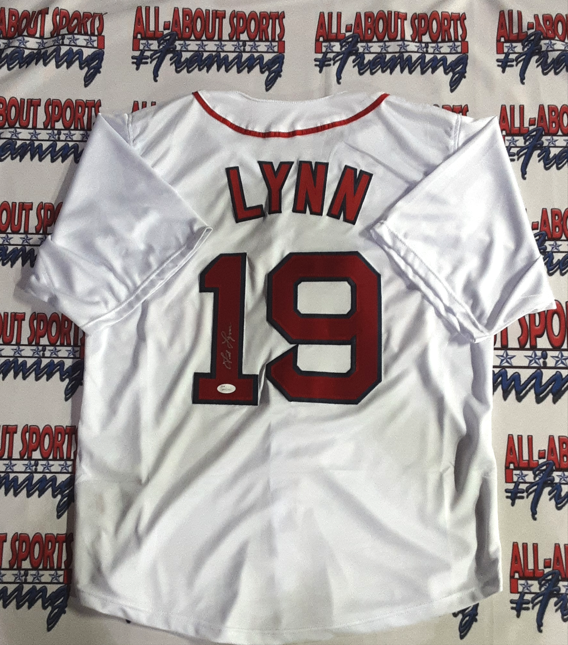 Fred Lynn Authentic Signed Pro Style Jersey Autographed JSA-