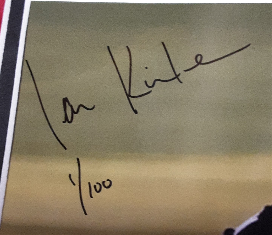 Ian Kinsler Signed Framed 8x10 Photo Autographed PSA