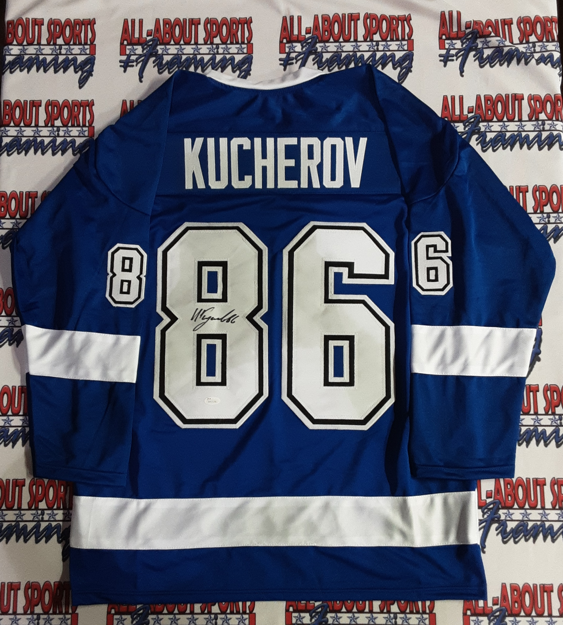 Nikita Kucherov Signed Pro Style Jersey Autographed JSA-