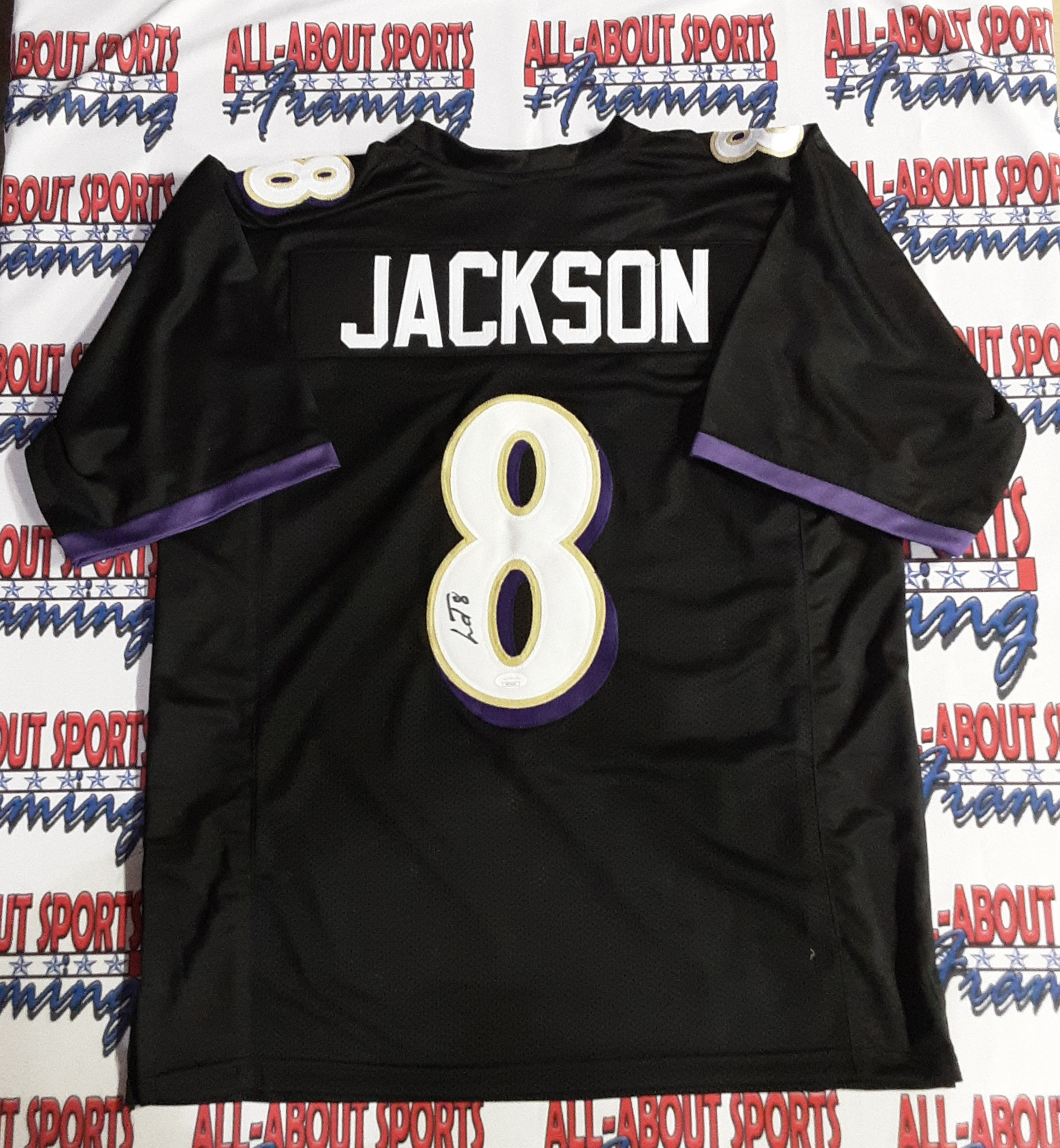 Lamar Jackson Authentic Signed Pro Style Jersey Autographed JSA