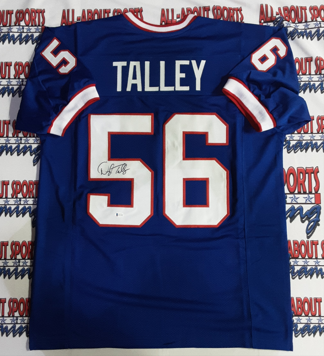 Darryl Talley Authentic Signed Pro Style Jersey Autographed Beckett-