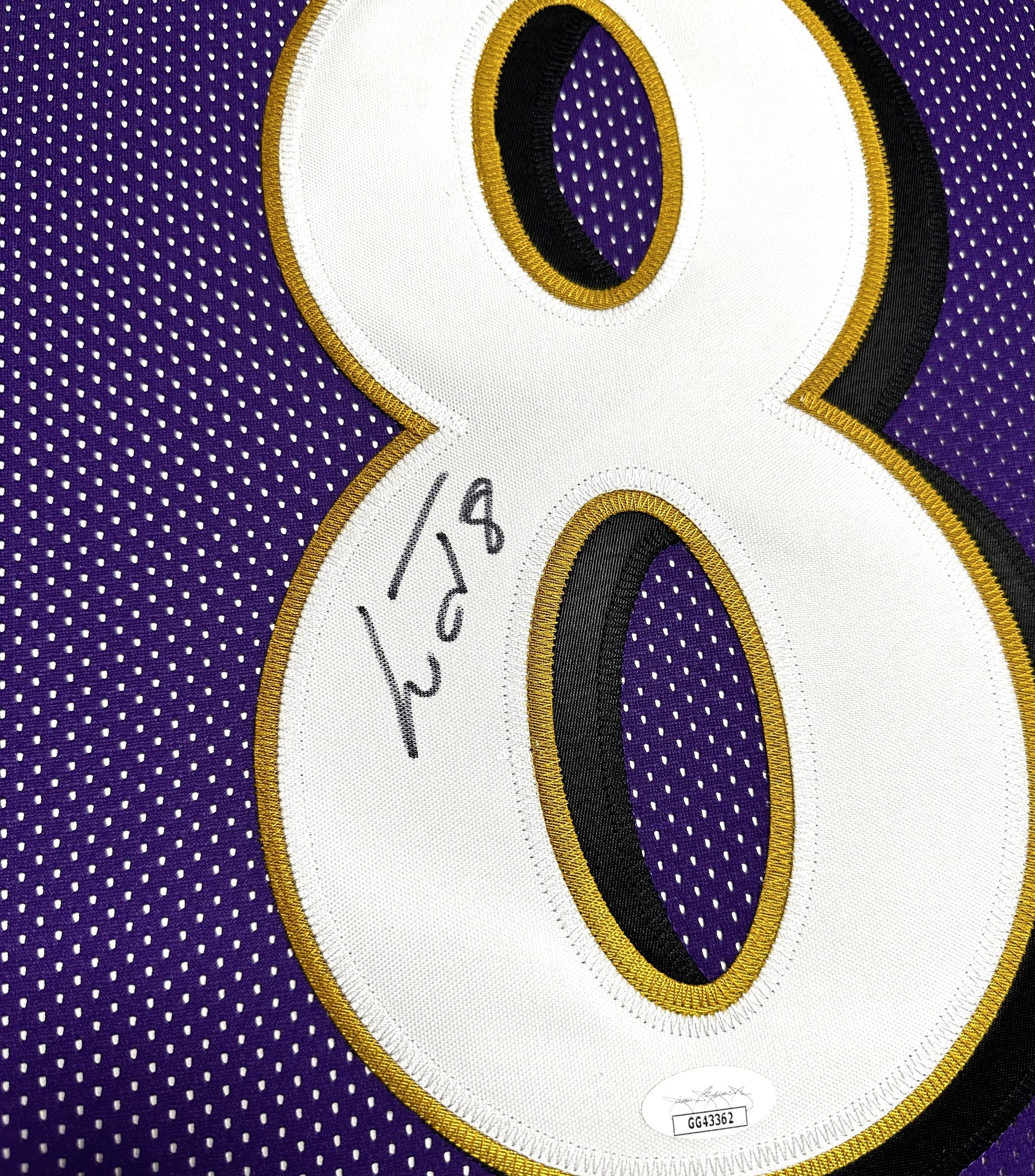 Lamar Jackson Authentic Signed Pro Style Framed Jersey Autographed JSA