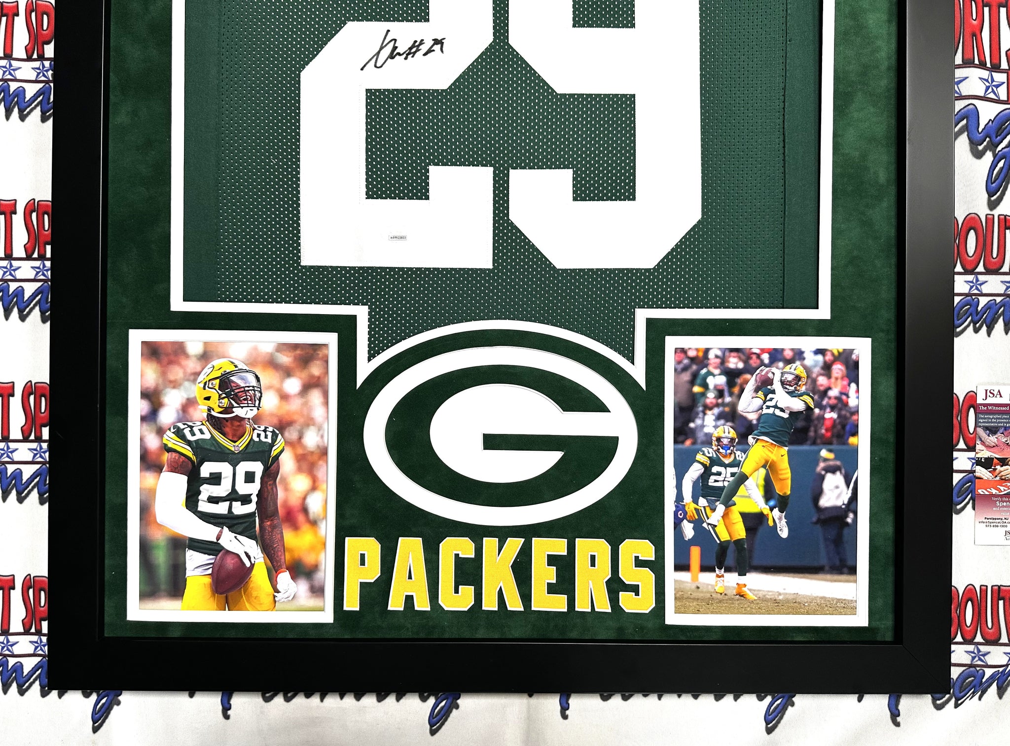 Xavier Mckinney Authentic Signed Pro Style Framed Jersey Autographed JSA