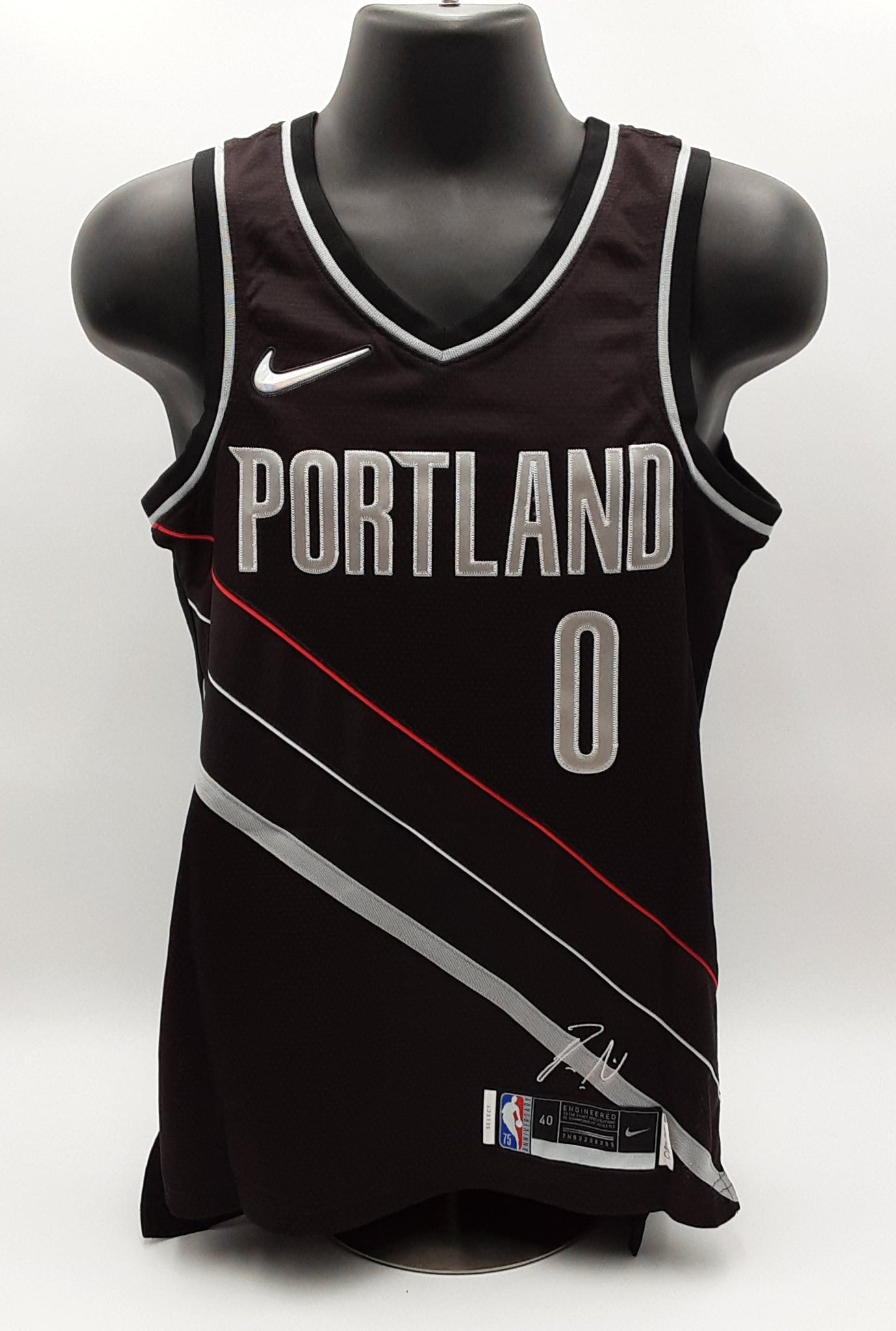 Damian Lillard Authentic Signed Pro Style Jersey Autographed Beckett R1