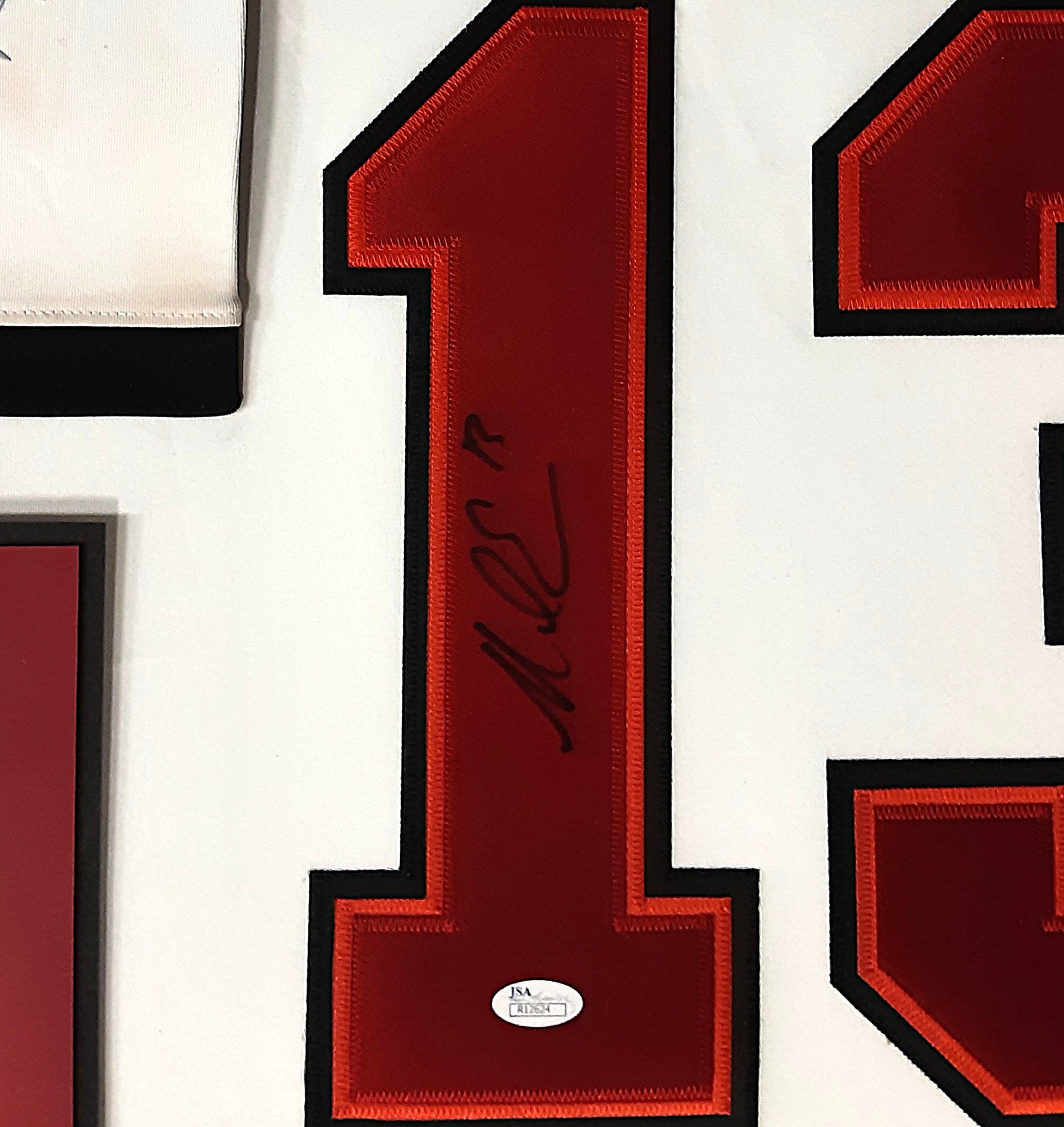 Mike Evans Authentic Signed Pro Style Framed Authentic Jersey Autographed JSA
