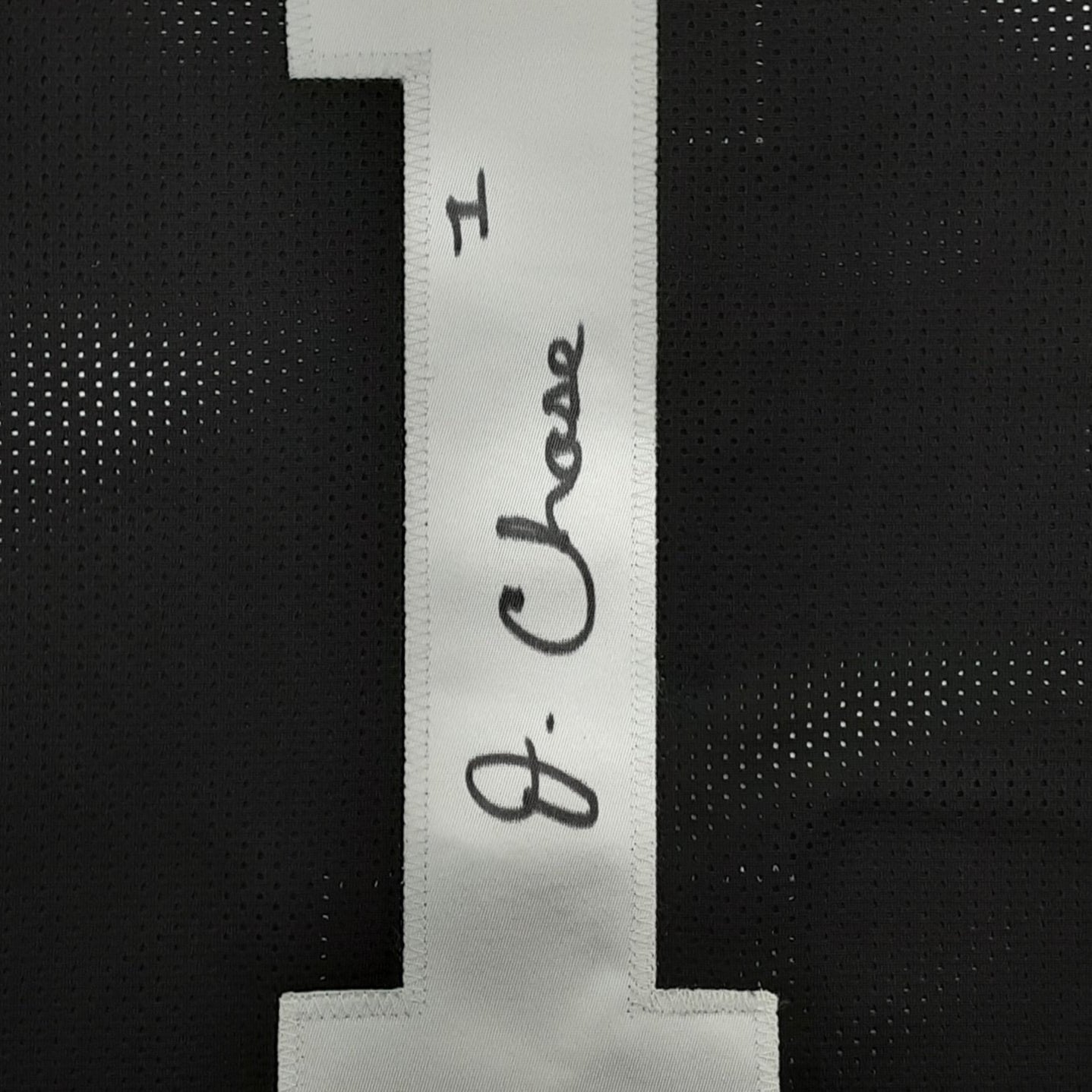 Jamar Chase Authentic Signed Pro Style Jersey Autographed JSA