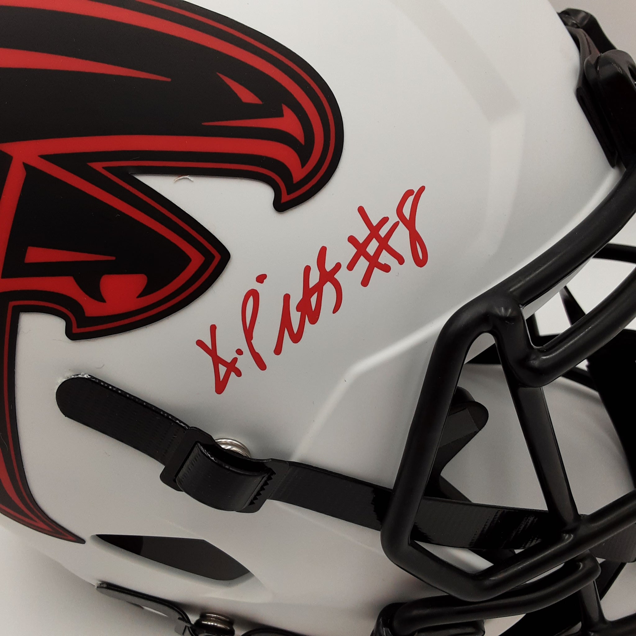 Kyle Pitts Authentic Signed Autographed Full-size Replica Helmet Beckett