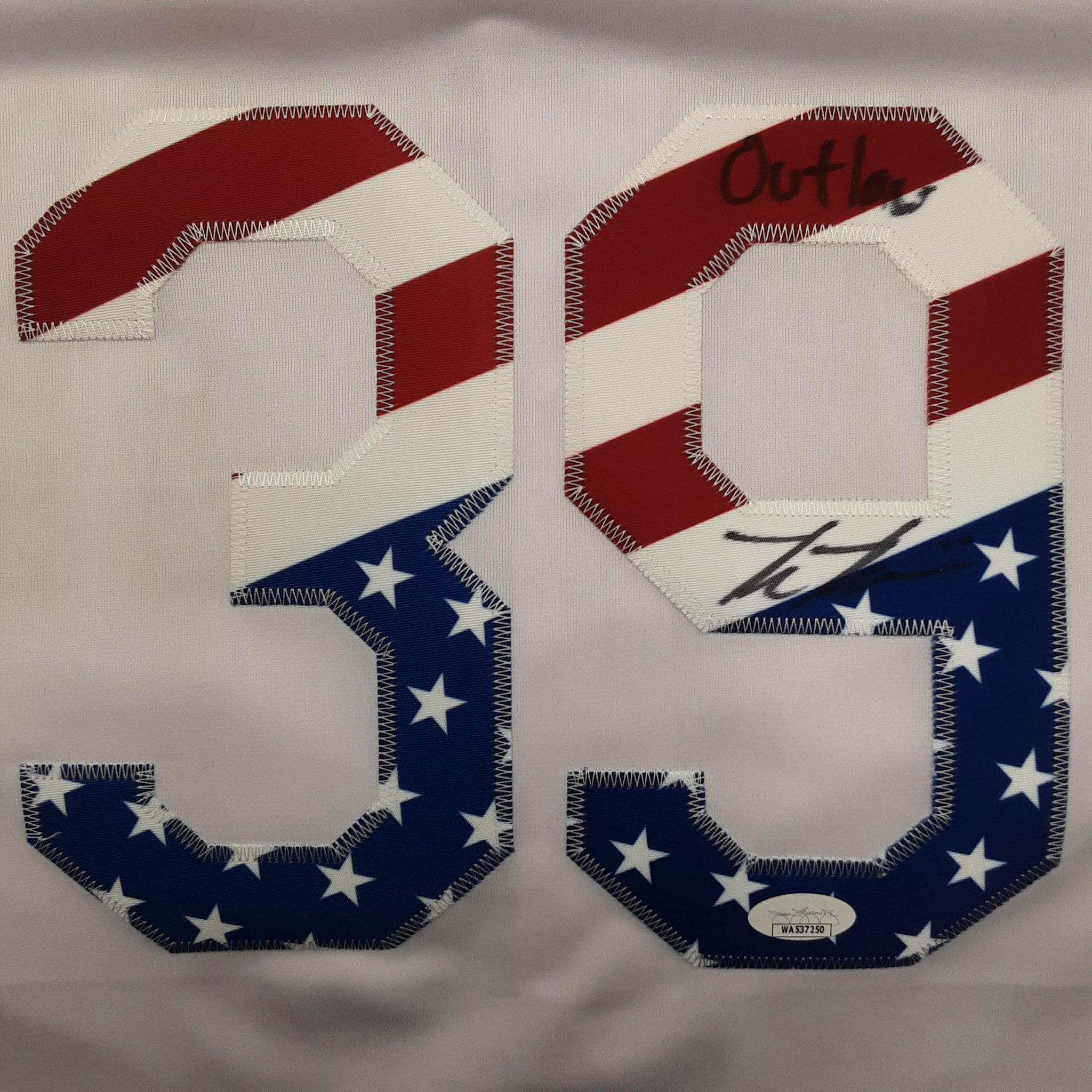 Kevin Kiermaier Signed Pro Style Jersey Autographed JSA R1