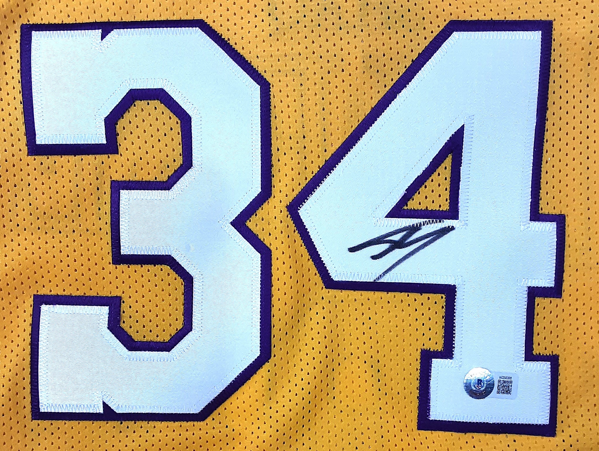 Shaquille O'Neal Authentic Signed Pro Style Jersey Autographed Beckett