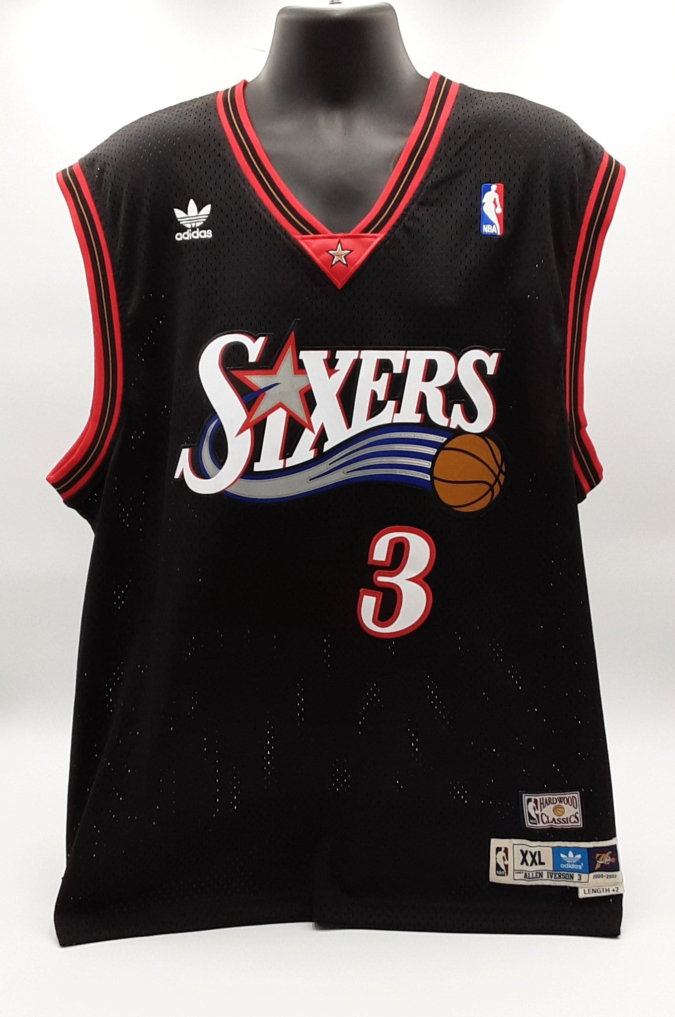 Allen Iverson Authentic Signed Pro Style Jersey Autographed JSA R1