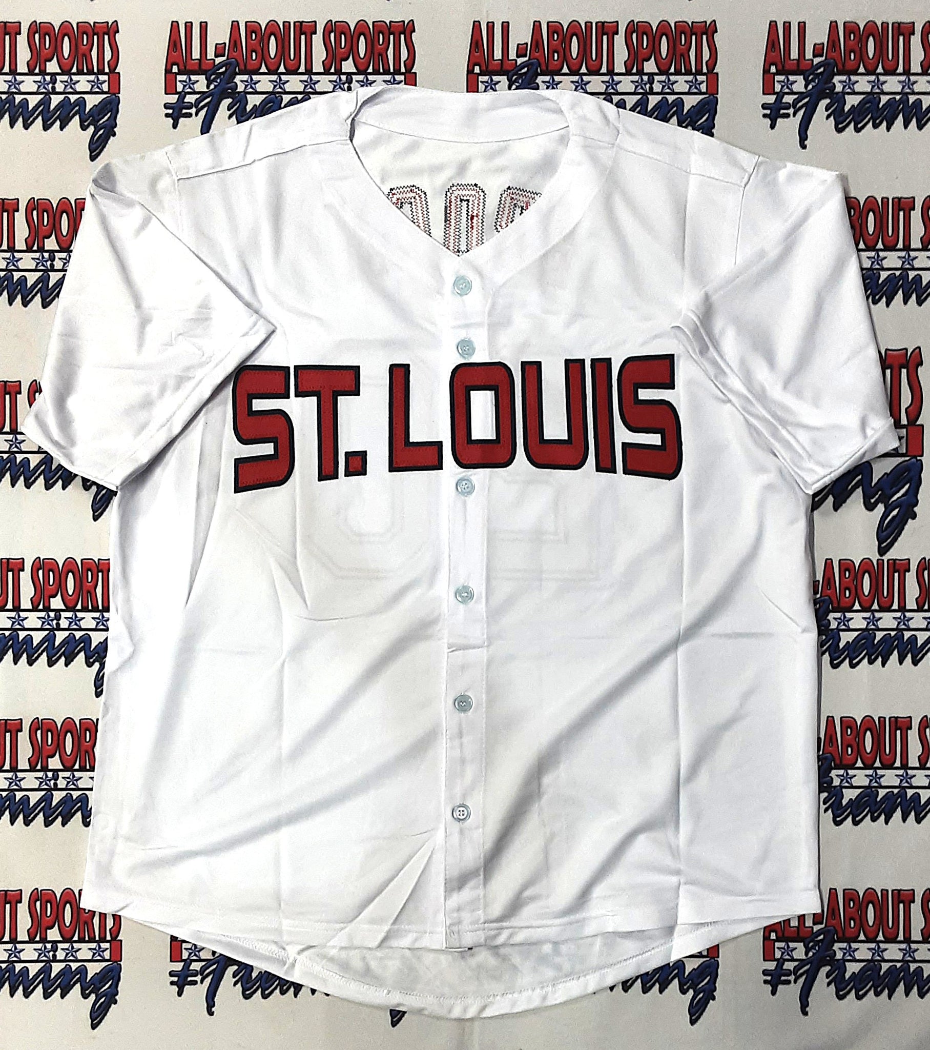 Lou Brock Authentic Signed Pro Style Jersey Autographed JSA R1
