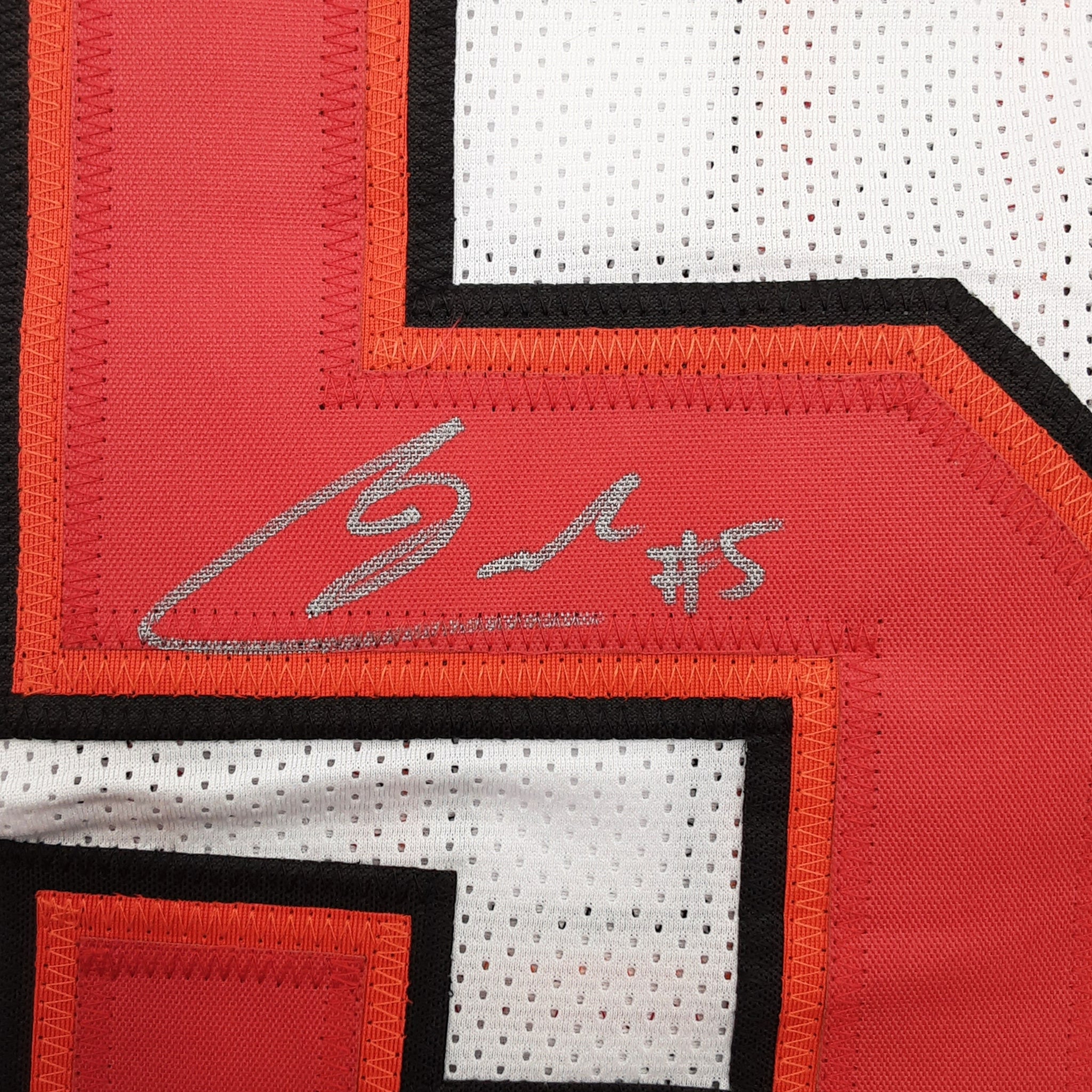 Jake Camarda Authentic Signed Pro Style Jersey Autographed with Inscription JSA R1
